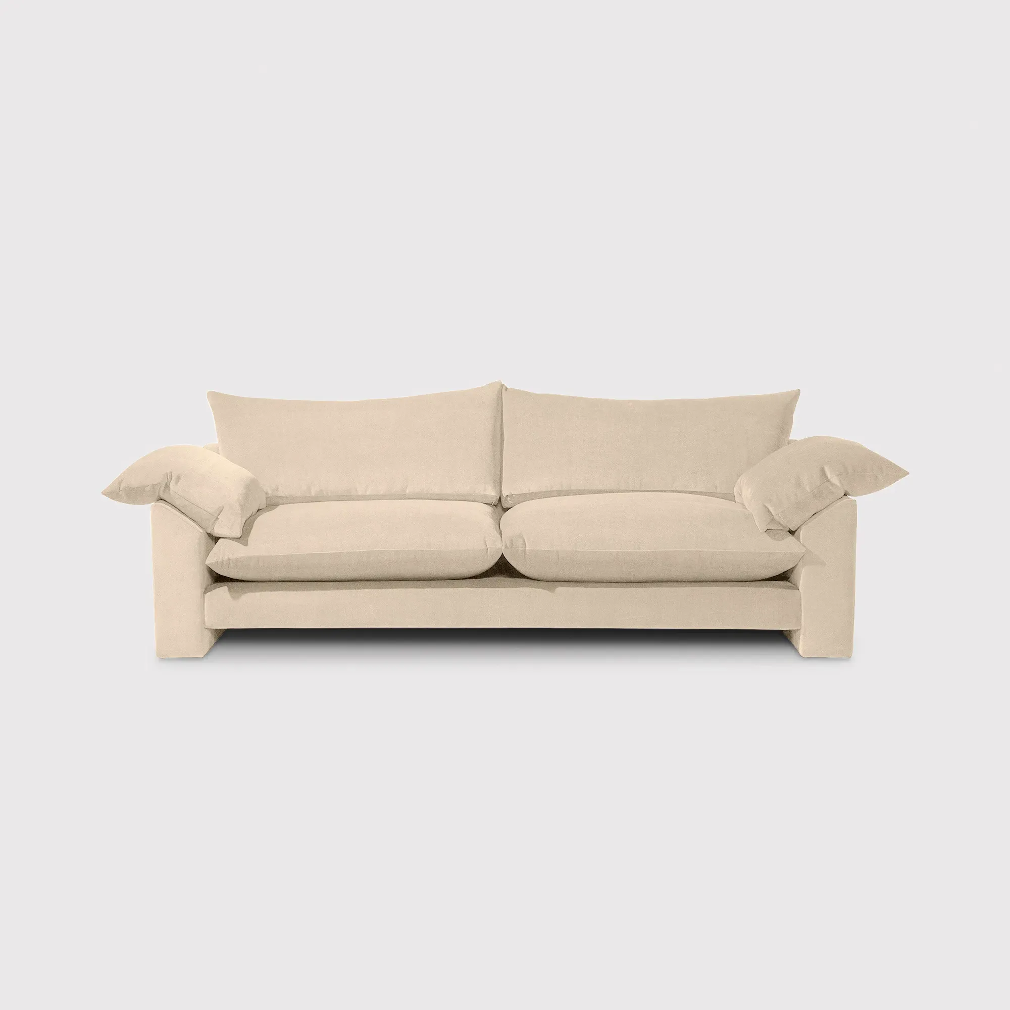 Hoxton Extra Large Sofa - Neutral, Fabric