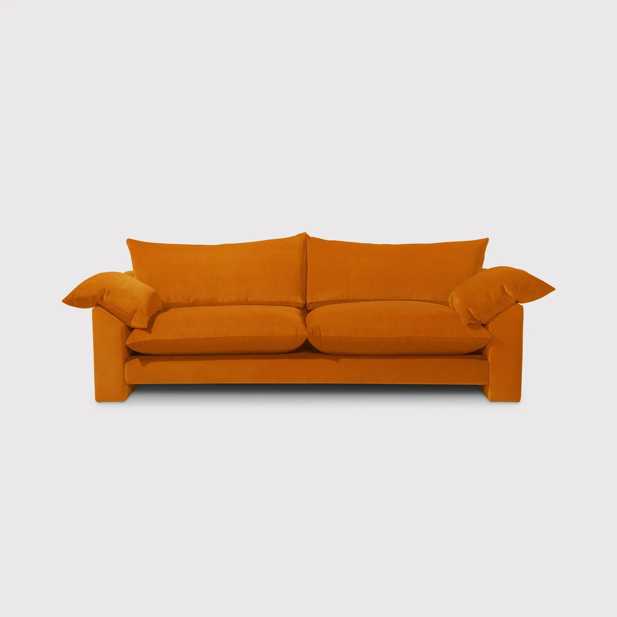 Hoxton Extra Large Sofa - Orange, Fabric
