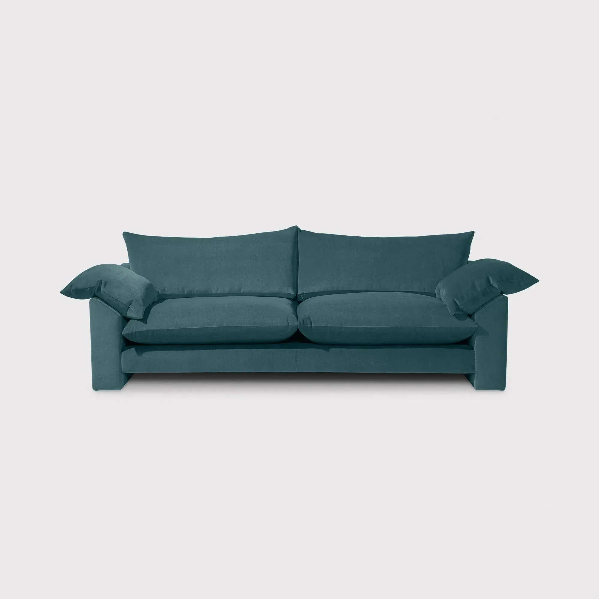 Hoxton Extra Large Sofa - Teal, Fabric
