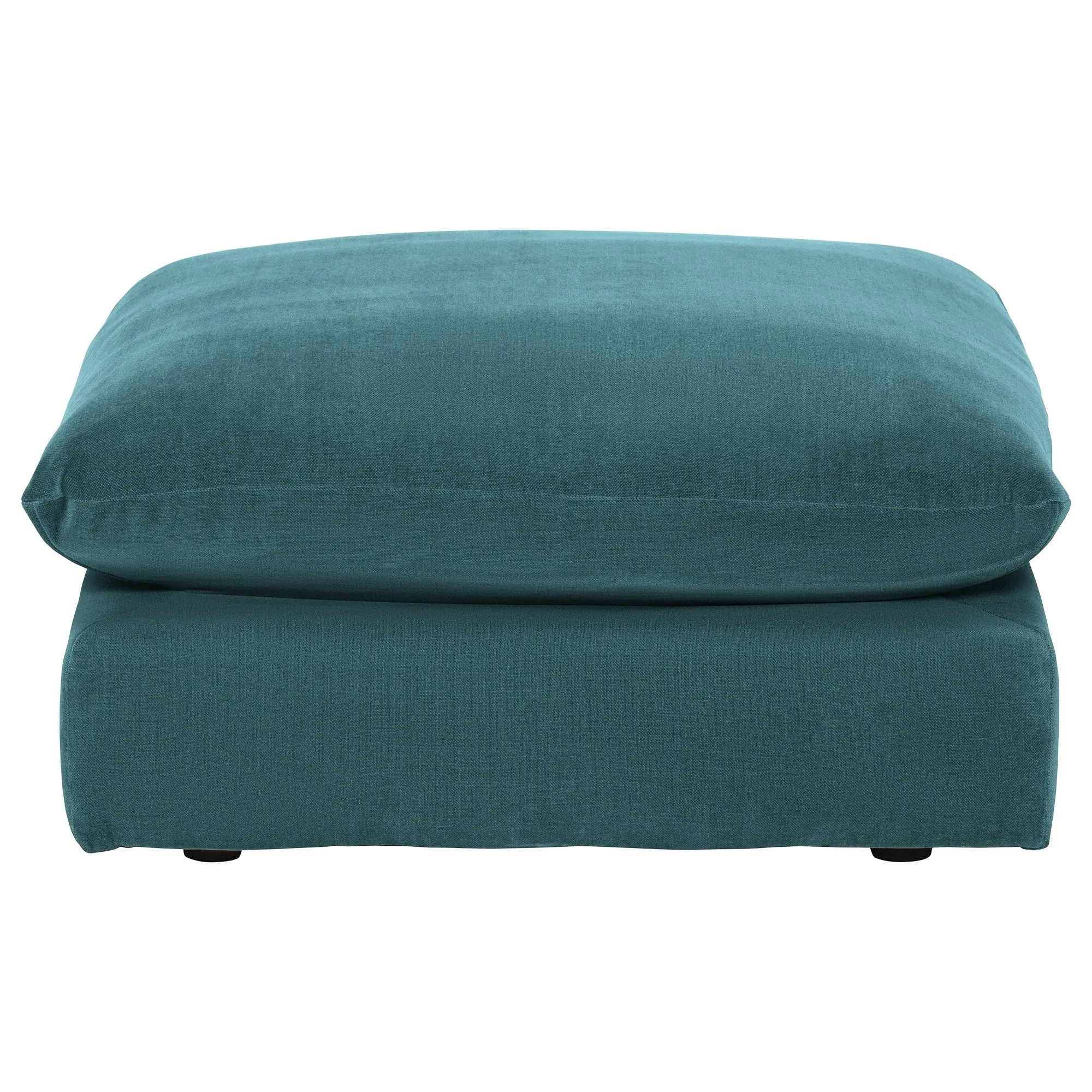 Hoxton Footstool - Teal, Fabric