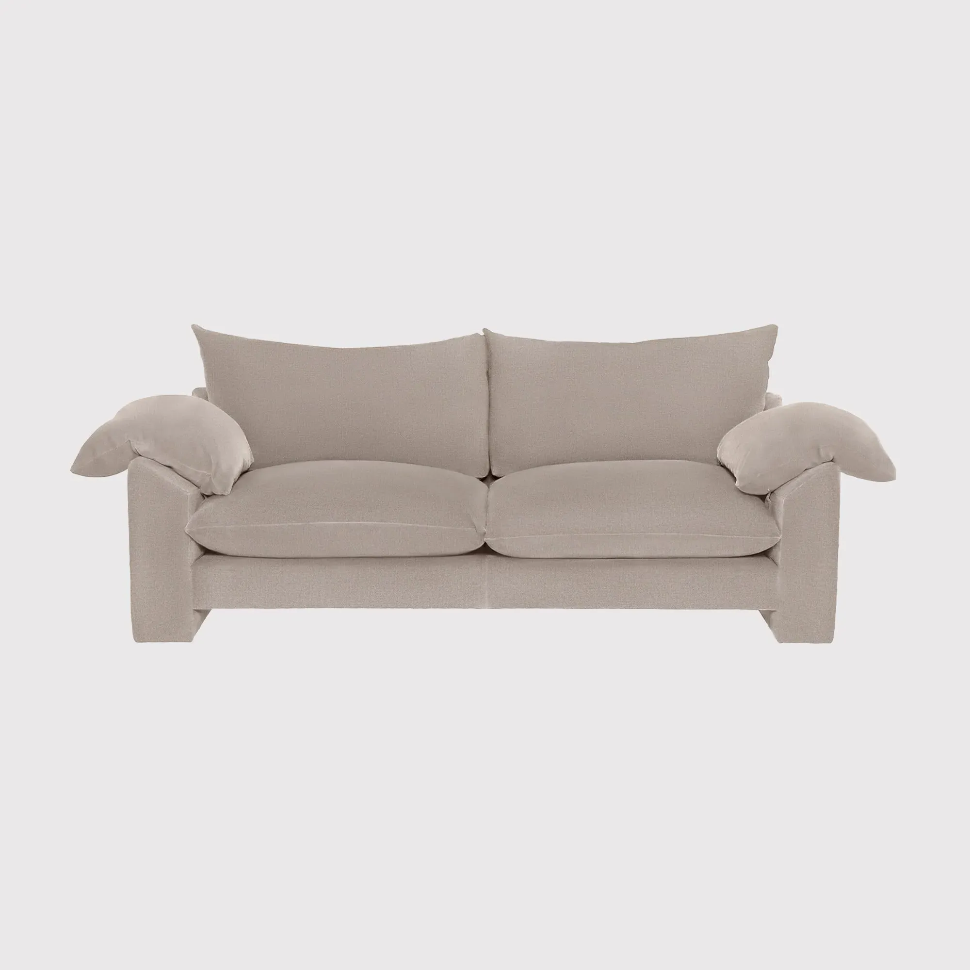 Hoxton Large Sofa - Grey, Fabric