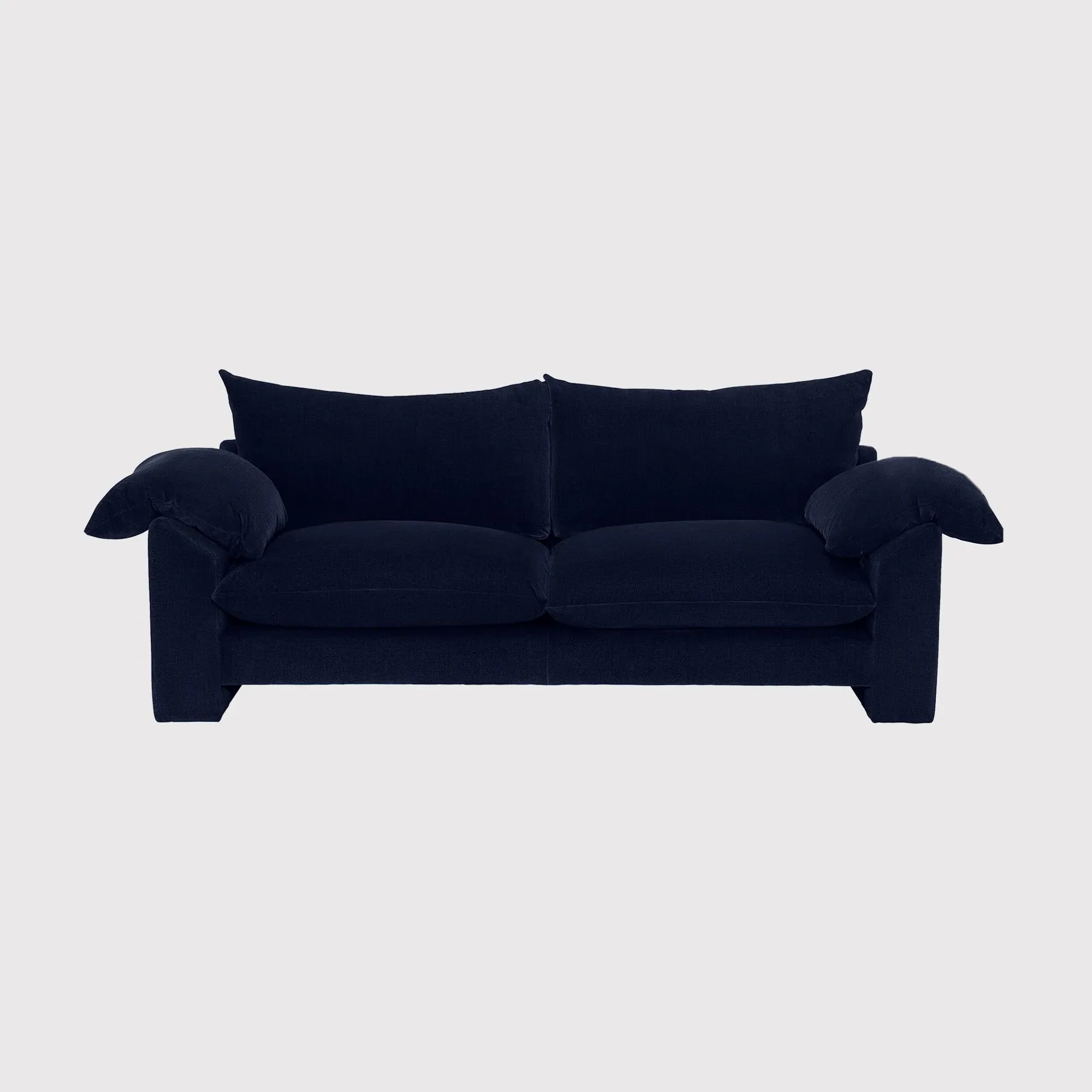 Hoxton Large Sofa - Navy, Fabric