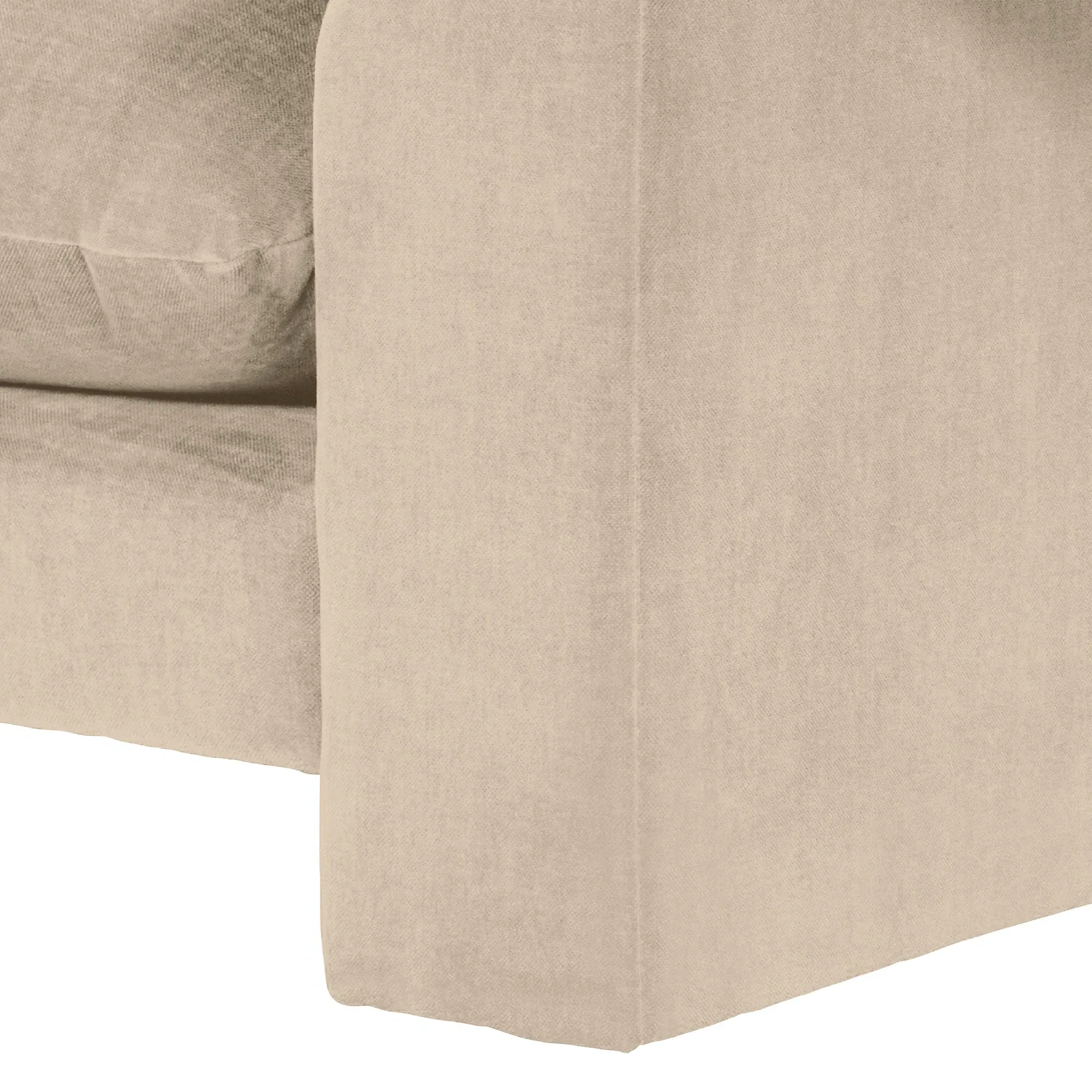 Hoxton Large Sofa - Neutral, Fabric