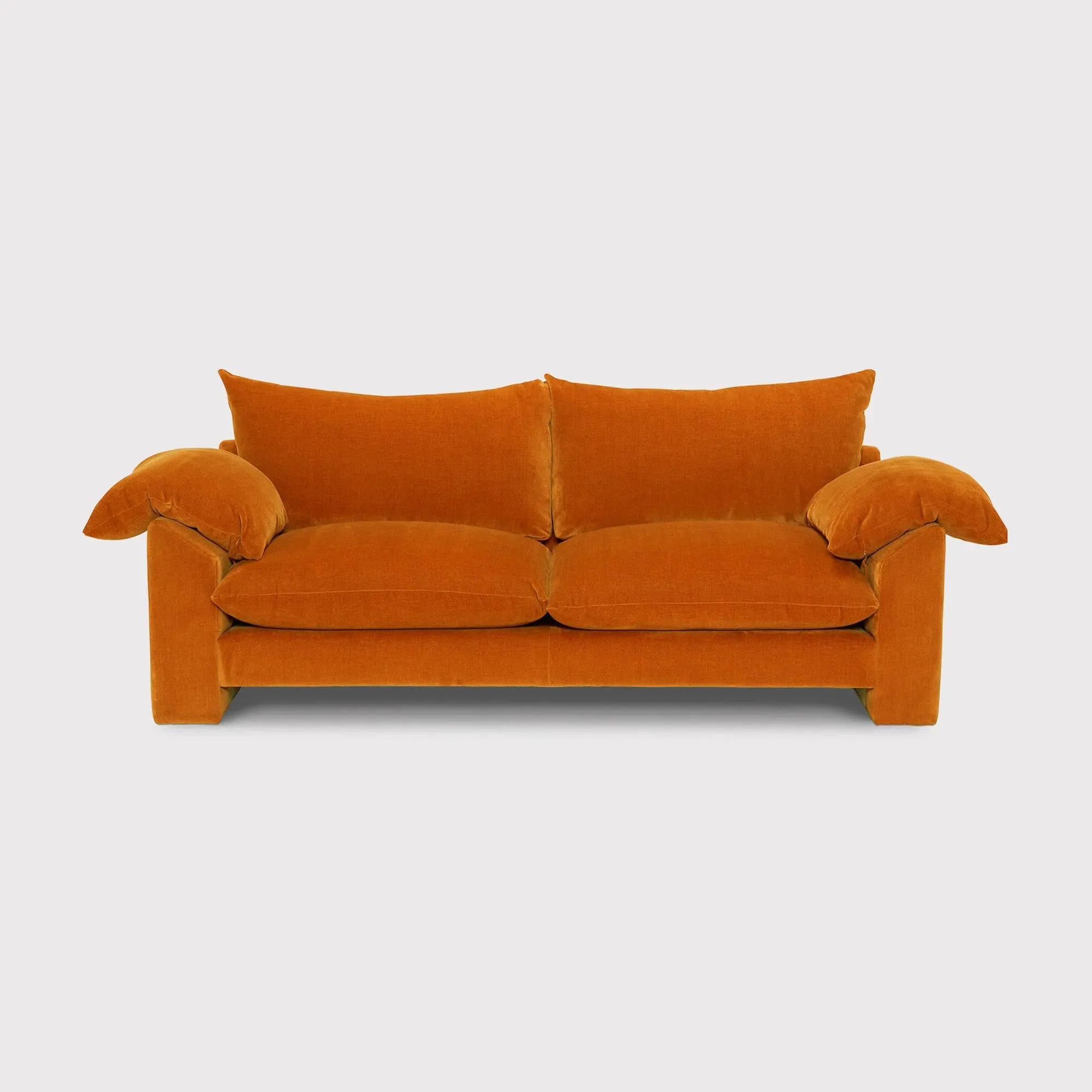 Hoxton Large Sofa - Orange, Fabric image