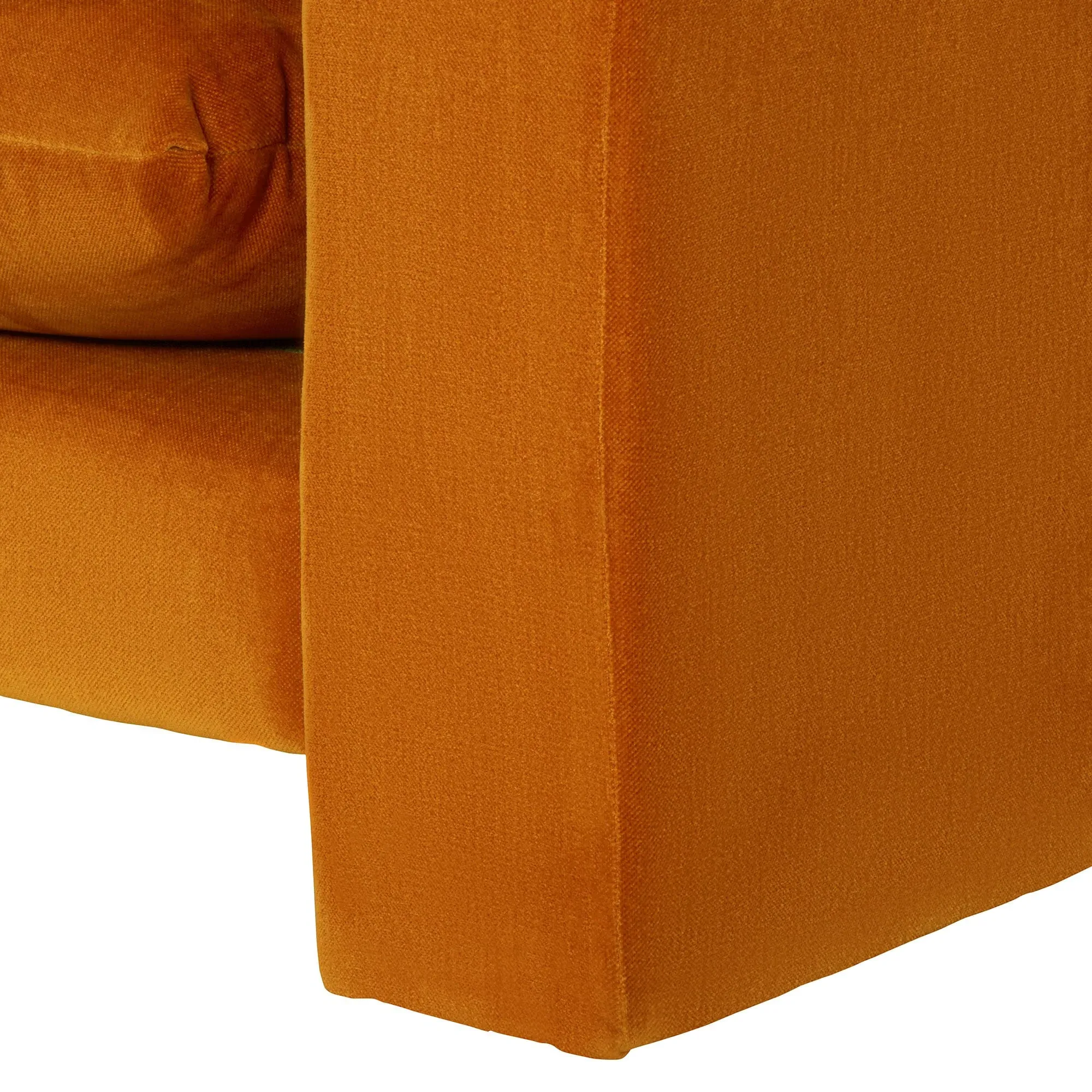 Hoxton Small Sofa - Orange, Fabric