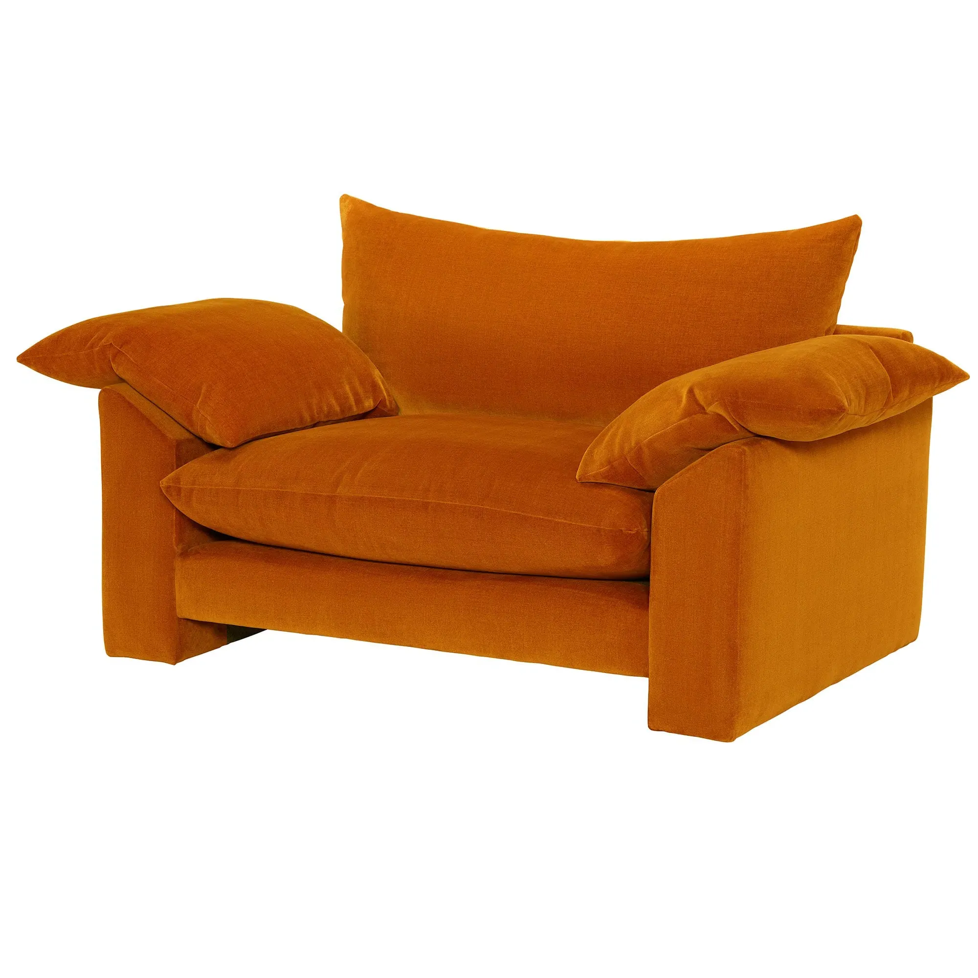 Hoxton Snuggler Armchair - Orange