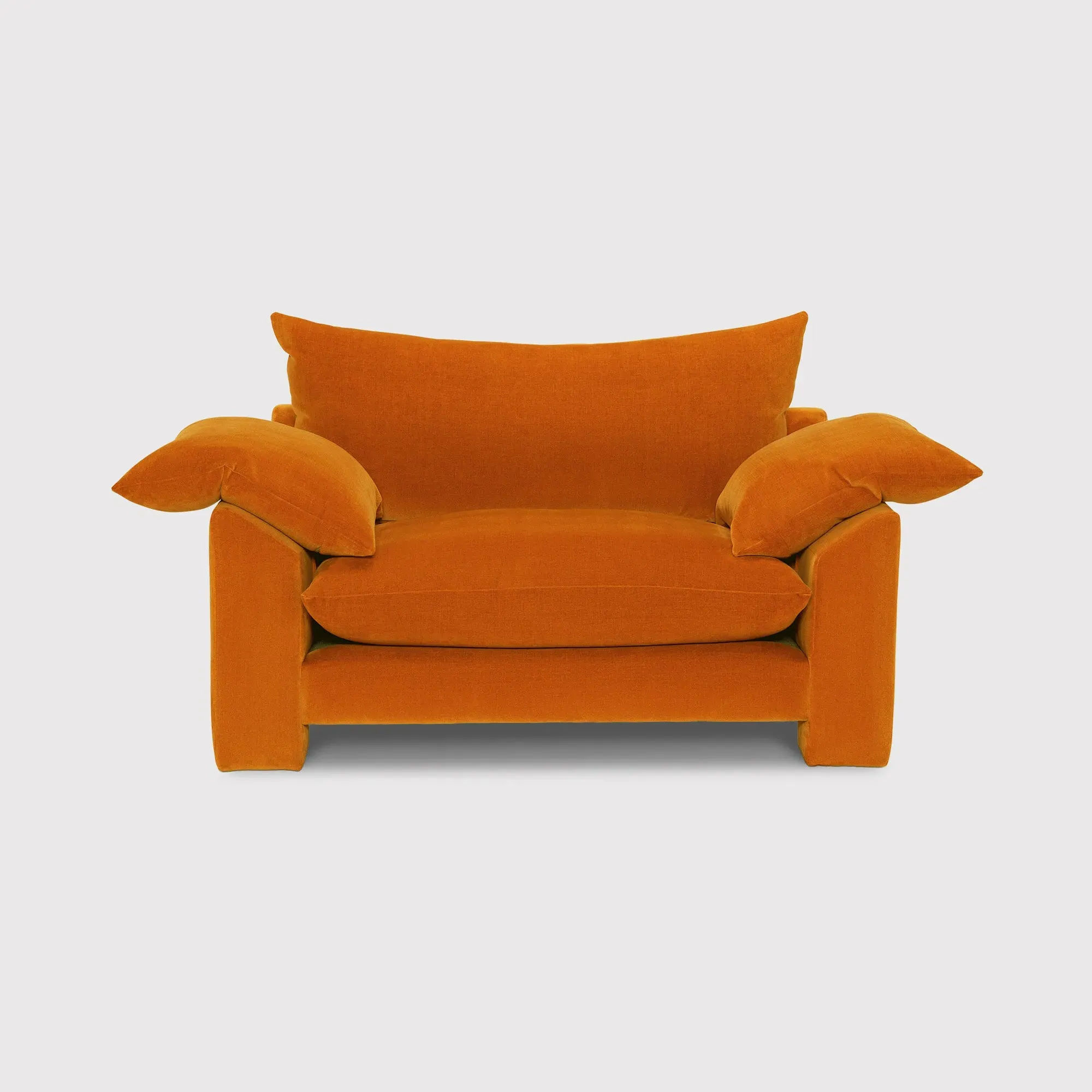 Hoxton Snuggler Armchair - Orange image
