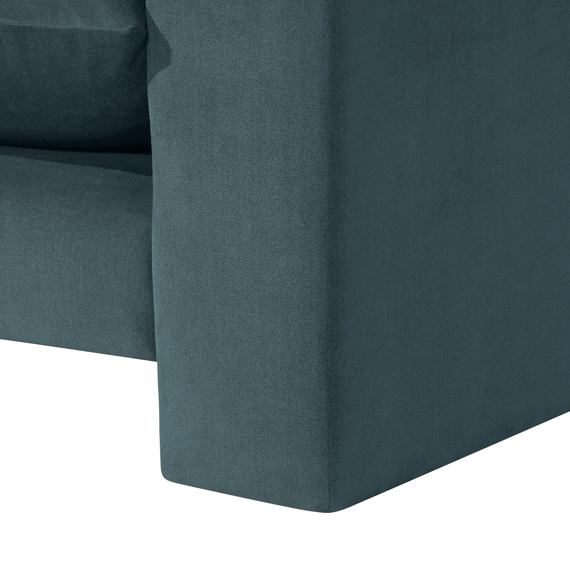 Hoxton Snuggler Chair - Teal, Velvet