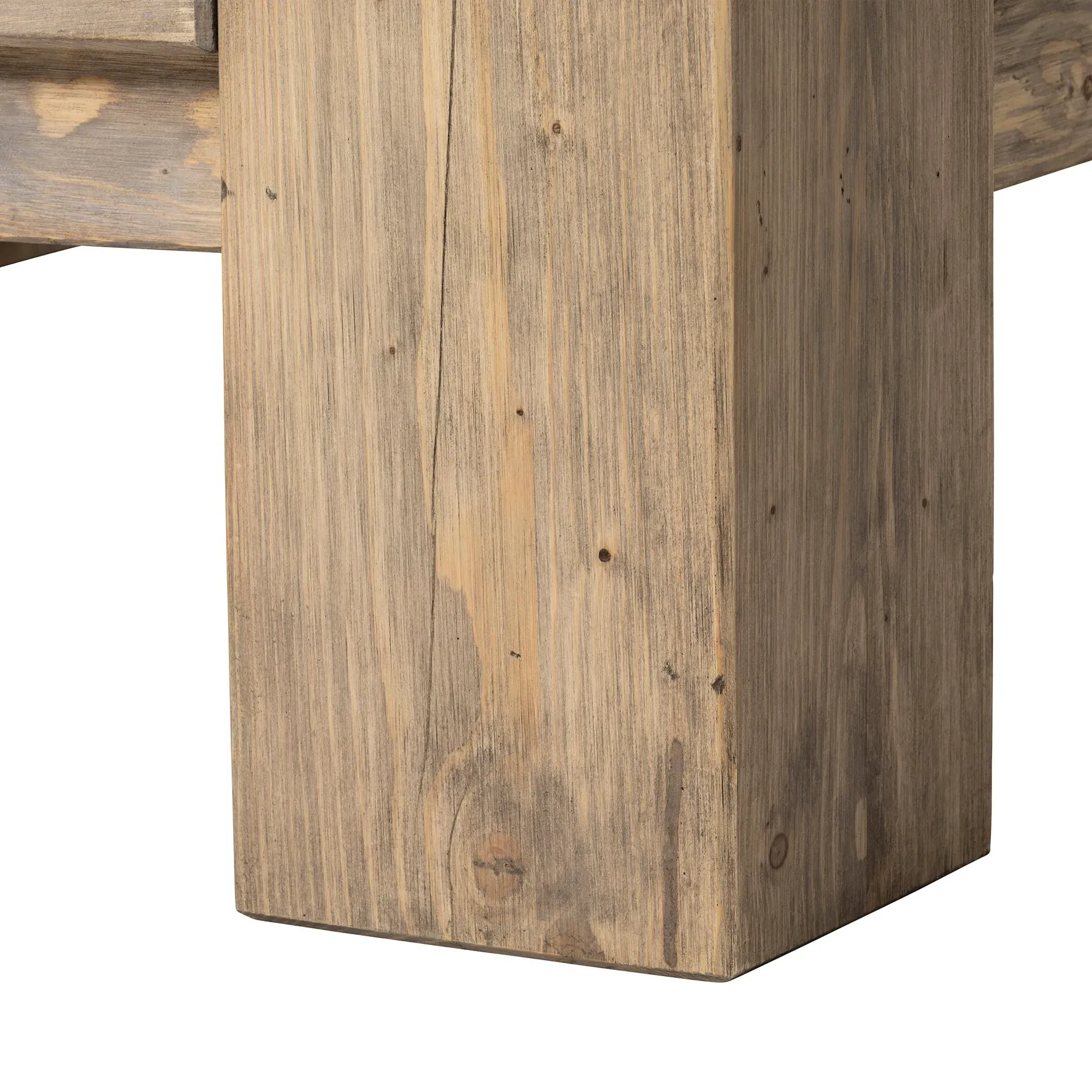 Huxley Rectangle Coffee Table - Brown, Reclaimed Wood