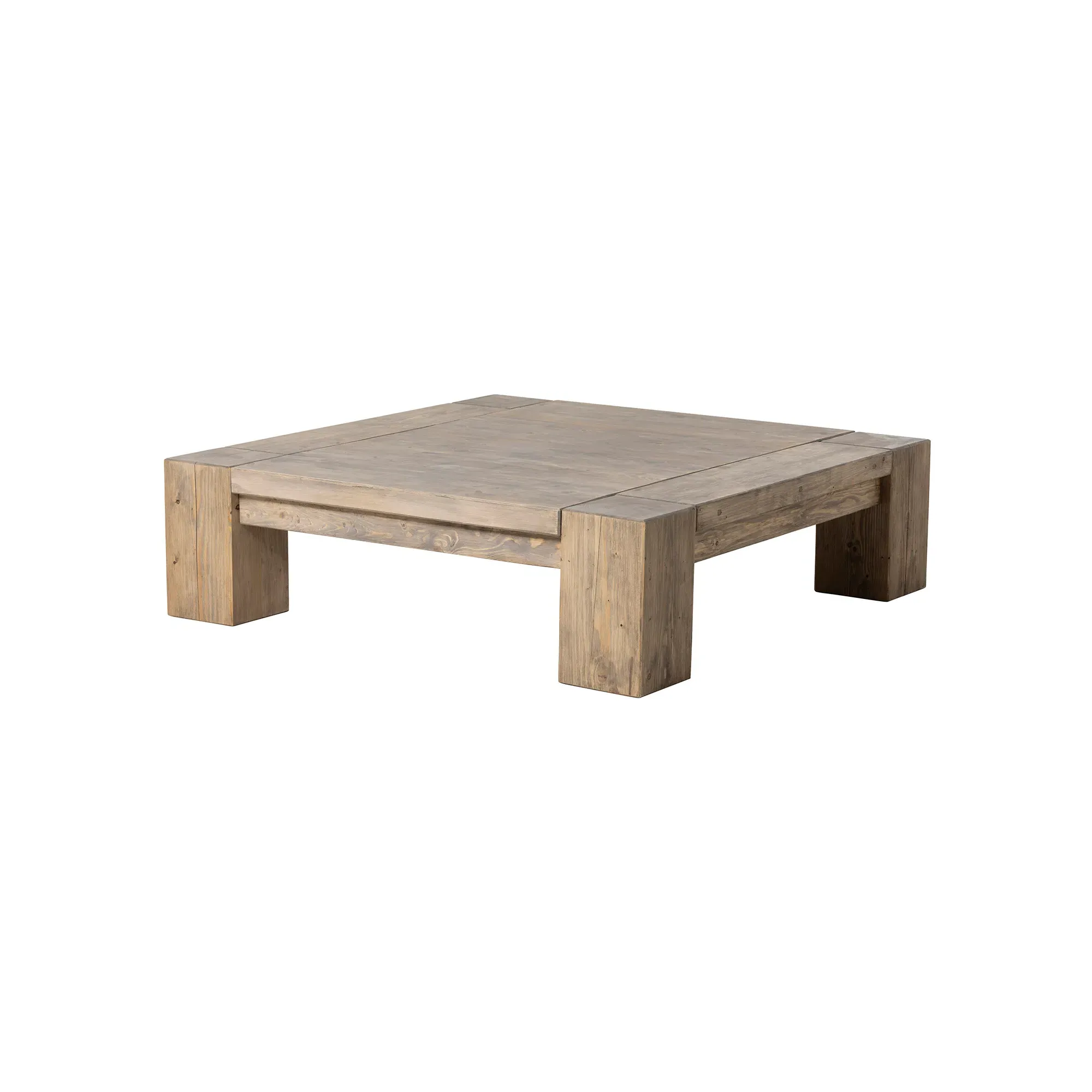 Huxley Rectangle Coffee Table - Brown, Reclaimed Wood