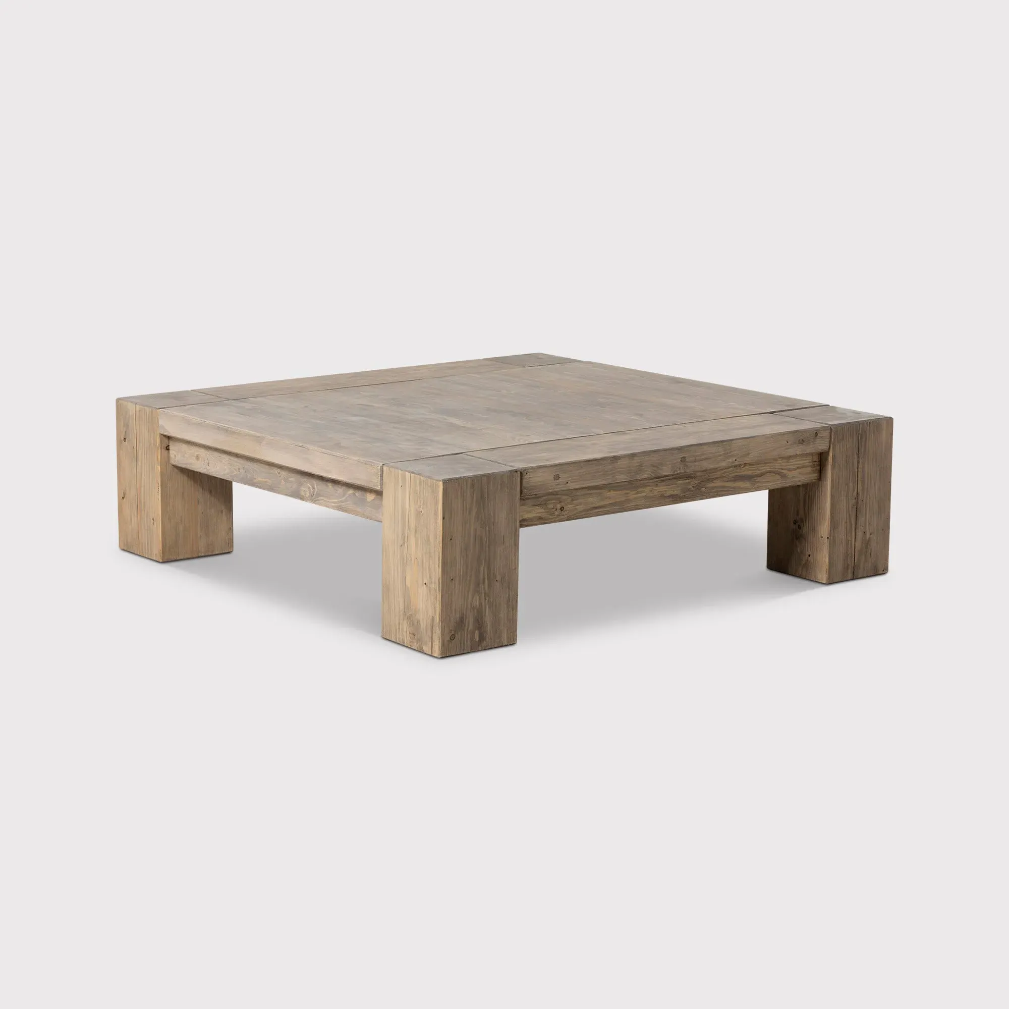 Huxley Rectangle Coffee Table - Brown, Reclaimed Wood
