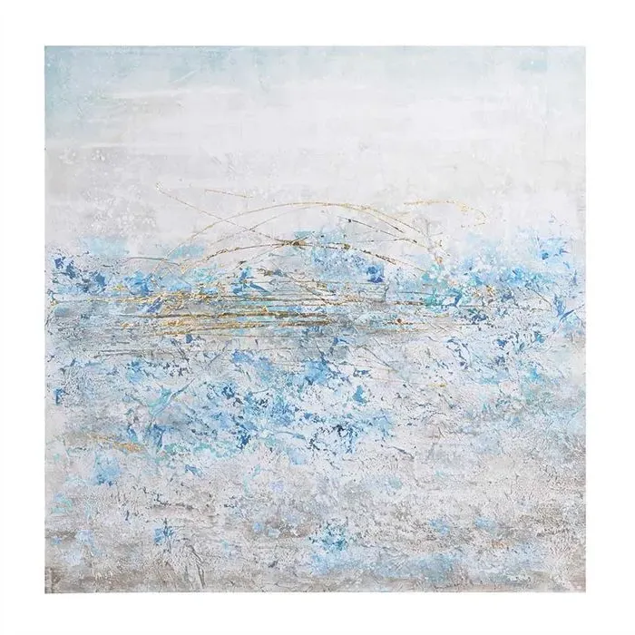 Icy Puddles Wall Art - White, Canvas product