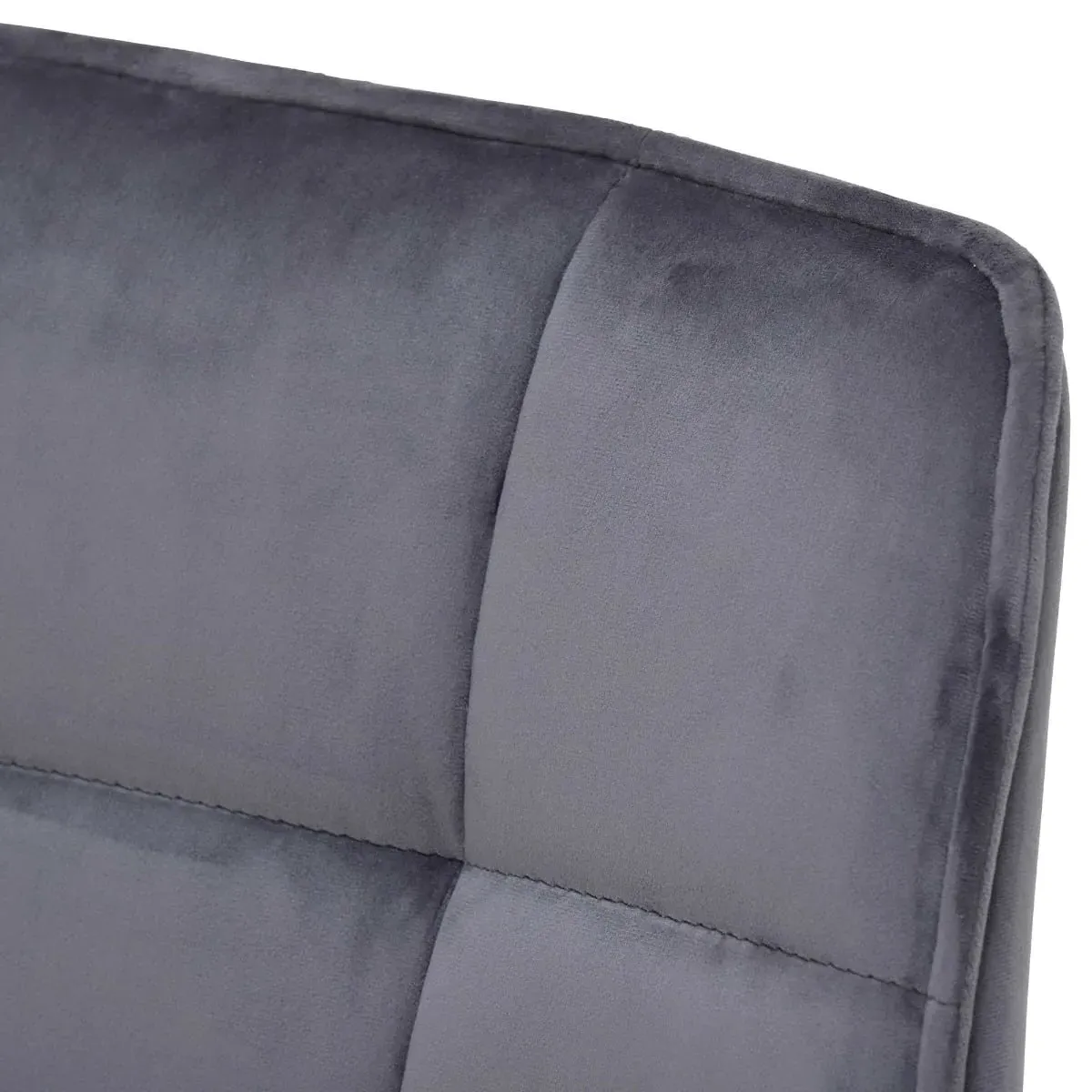 Jasper Swivel Dining Chair - Grey, Velvet