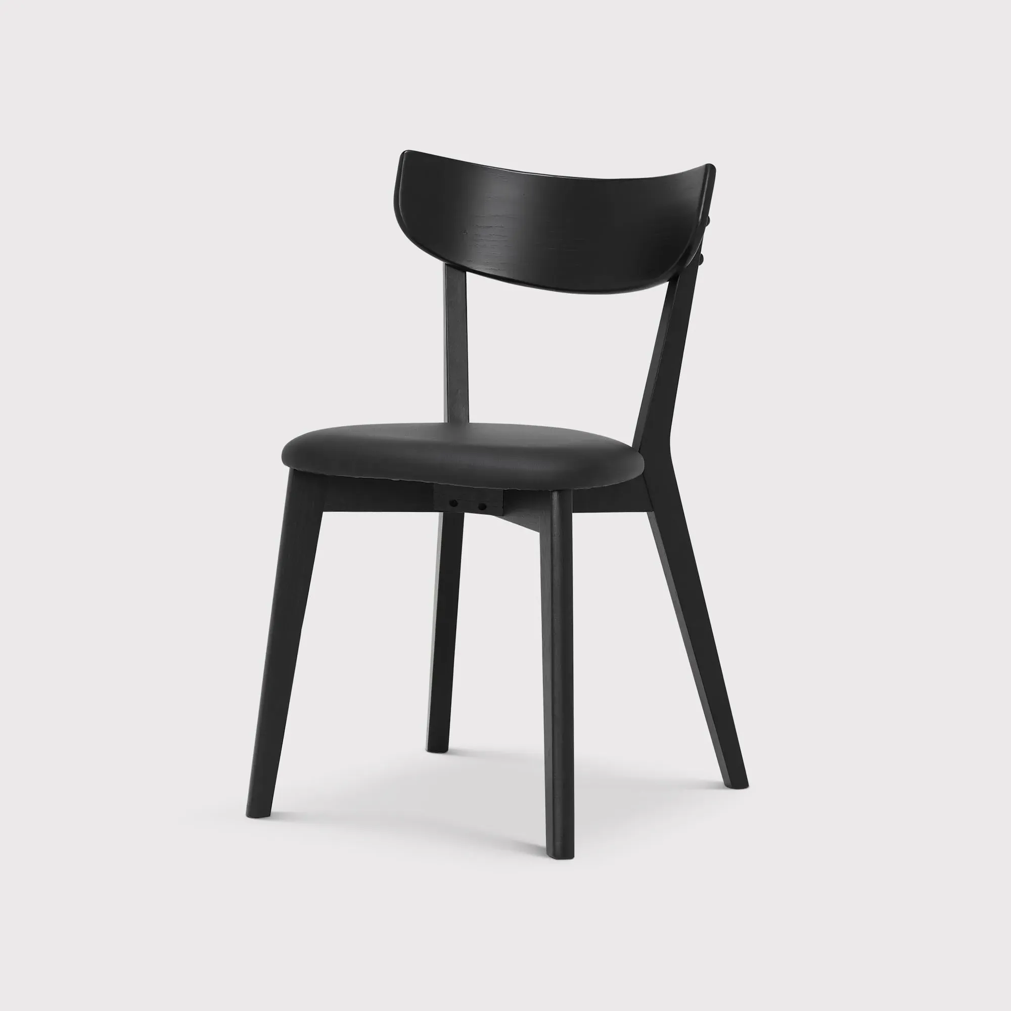 Jessa Pero Dining Chair - Black, Faux Leather image