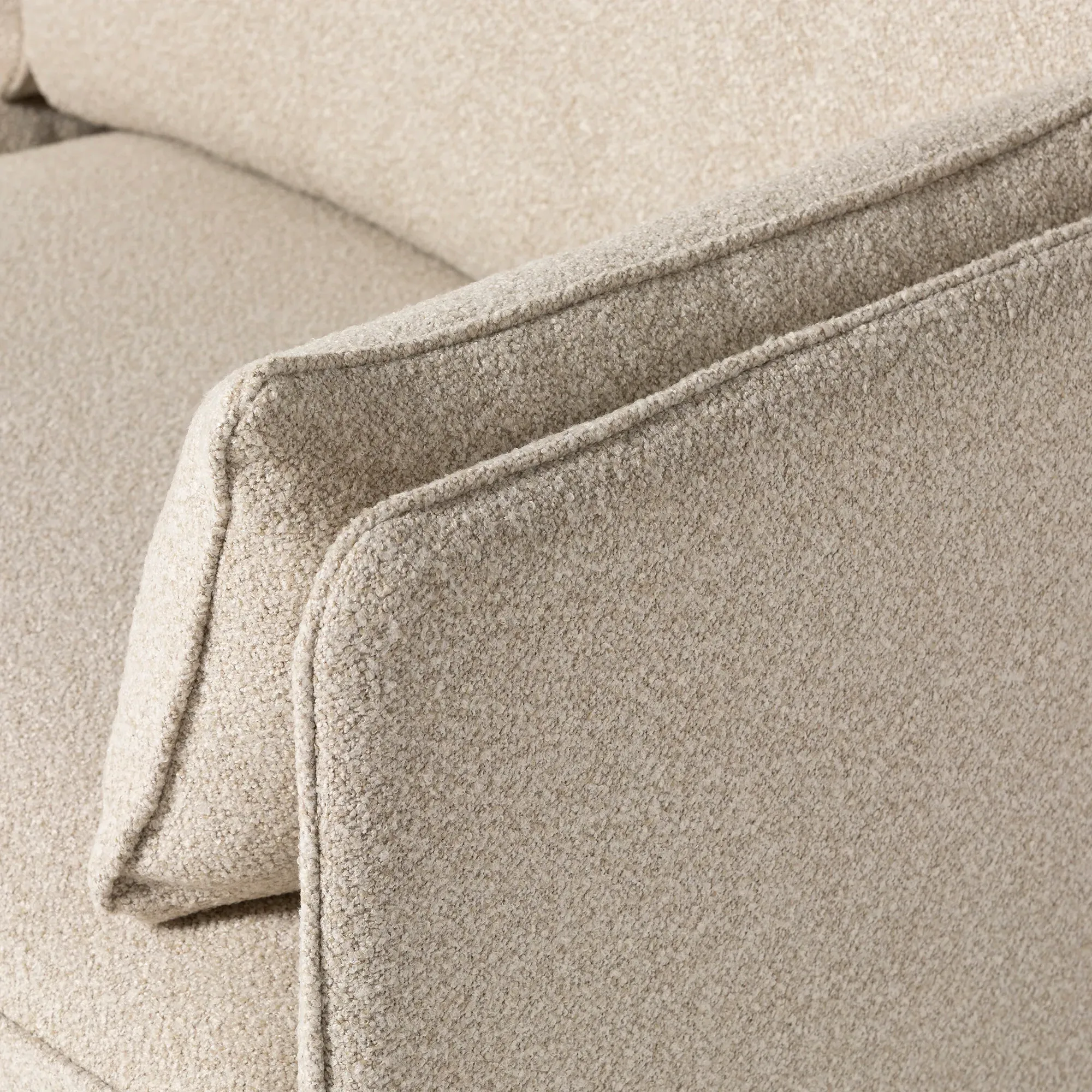 Juneau 2.5 Seater Sofa - Grey, Fabric