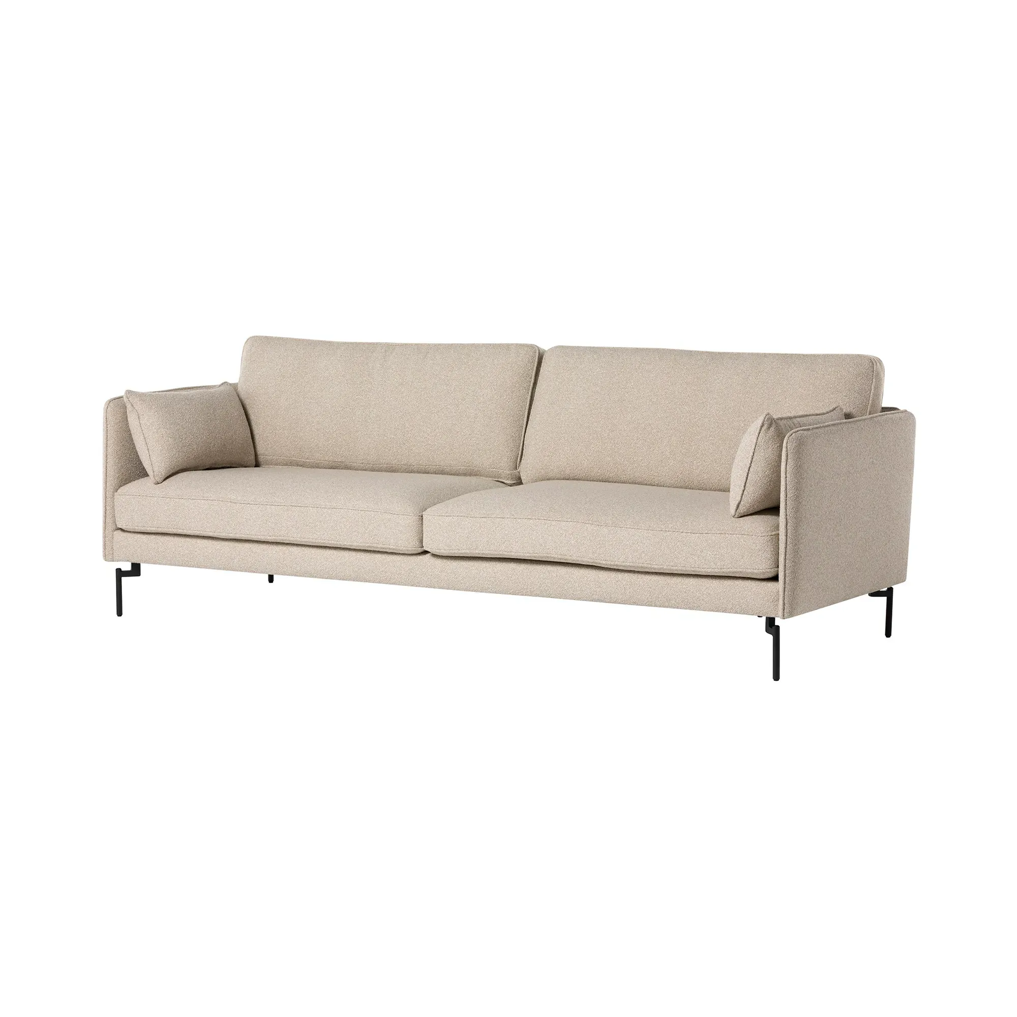 Juneau 3-Seater Sofa - Grey, Fabric