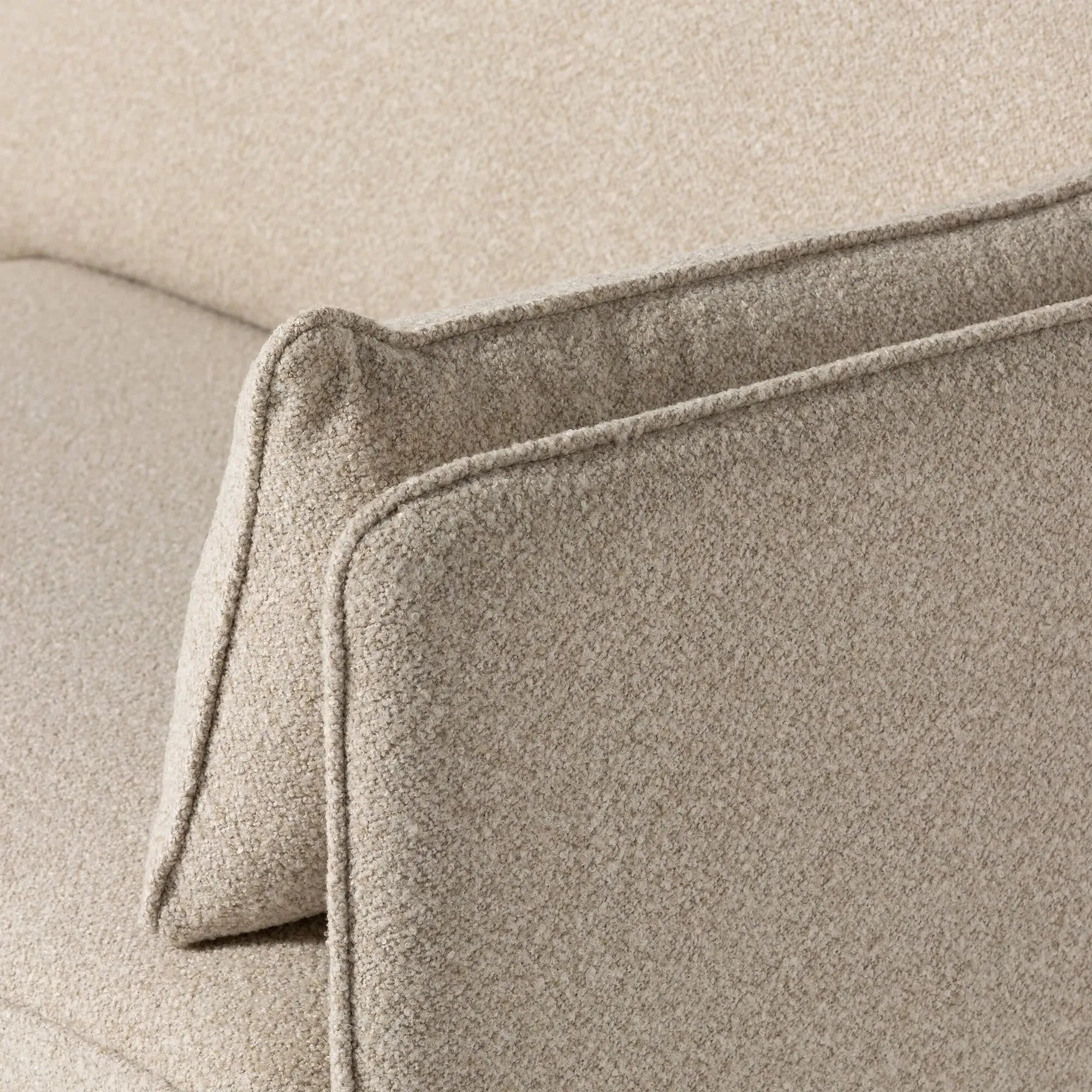 Juneau 3-Seater Sofa - Grey, Fabric