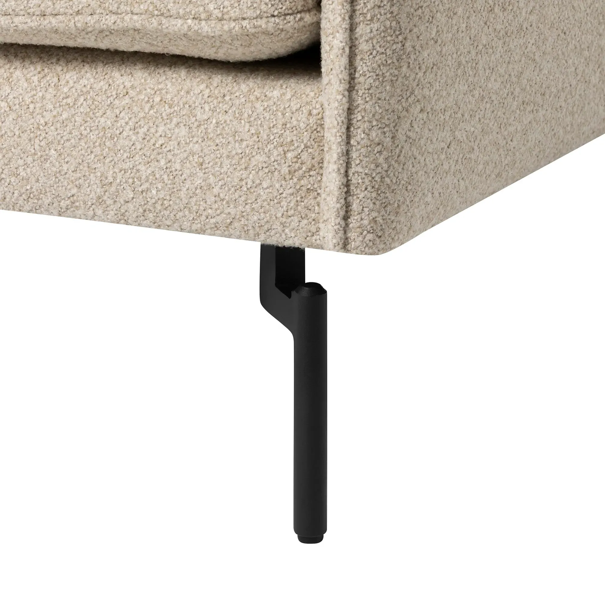 Juneau 3-Seater Sofa - Grey, Fabric