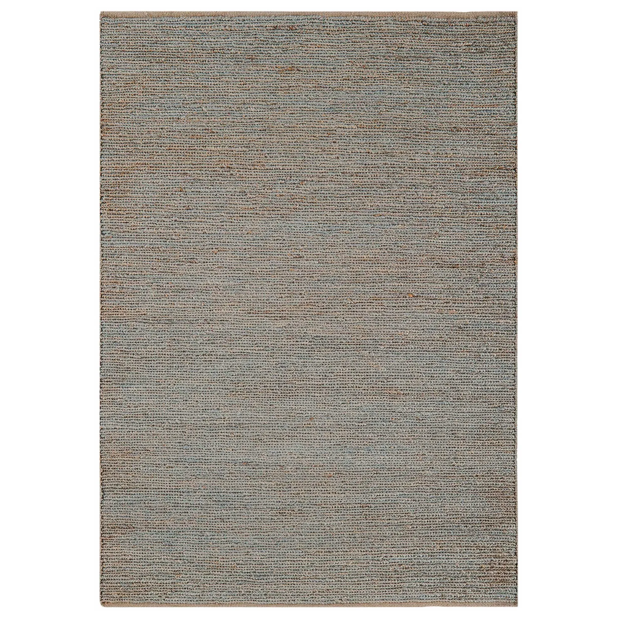 Jute Square Rug - Silver, Jute
