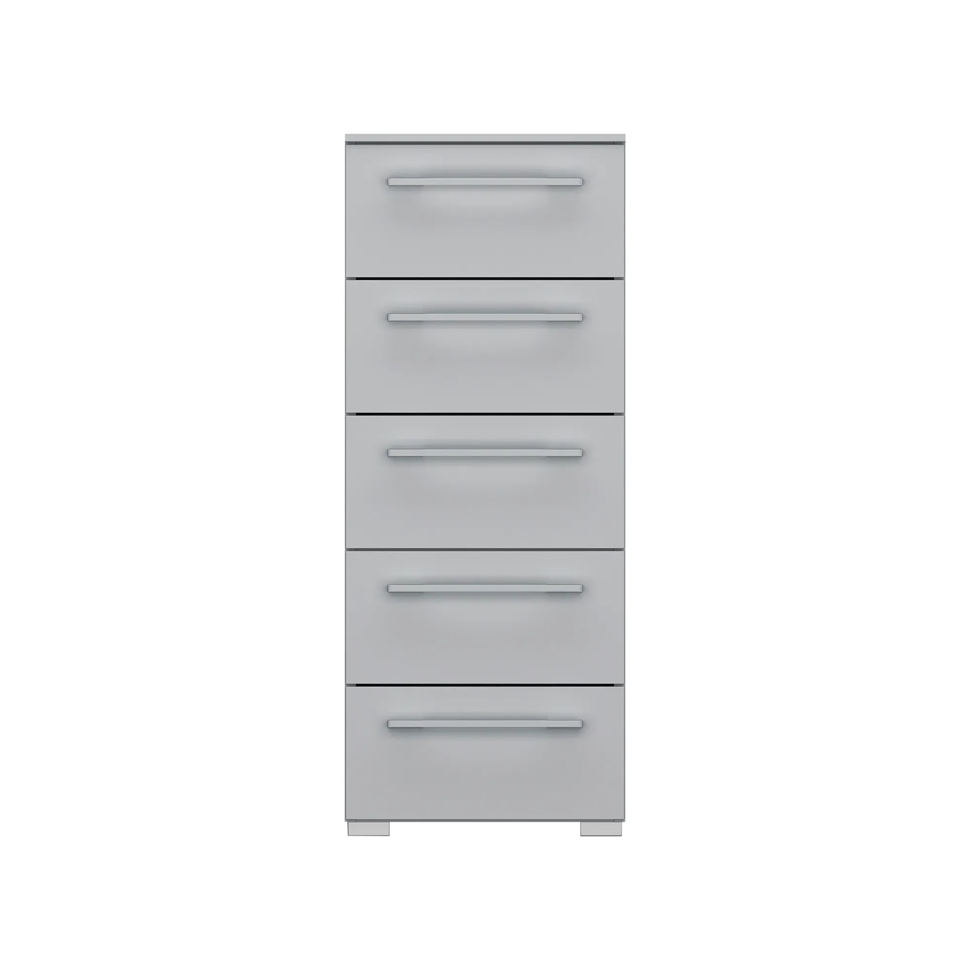 Kacey 5 Drawer Chest - Grey, Wood