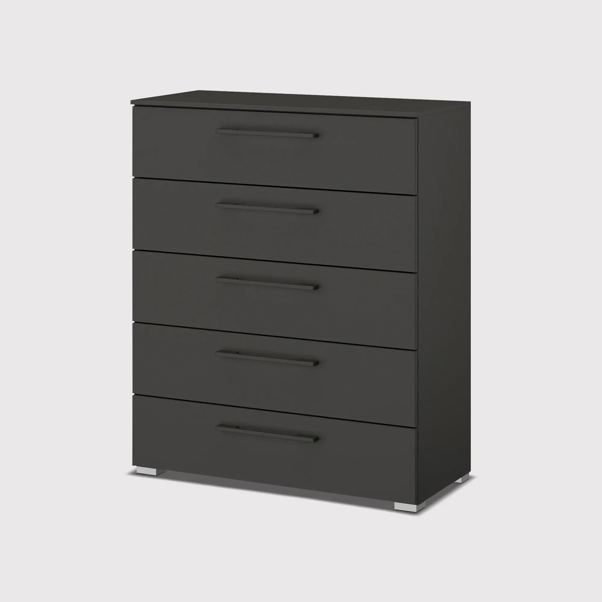 Kacey 5 Drawer Chest - Grey, Wood