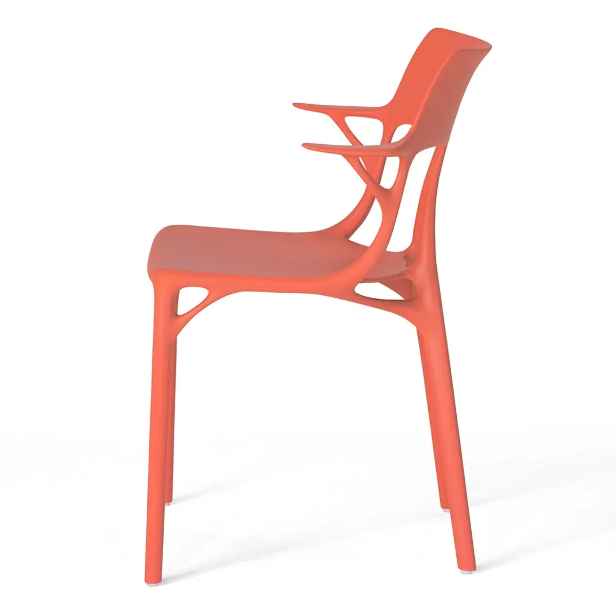 Kartell Ai Dining Chair - Orange, Plastic
