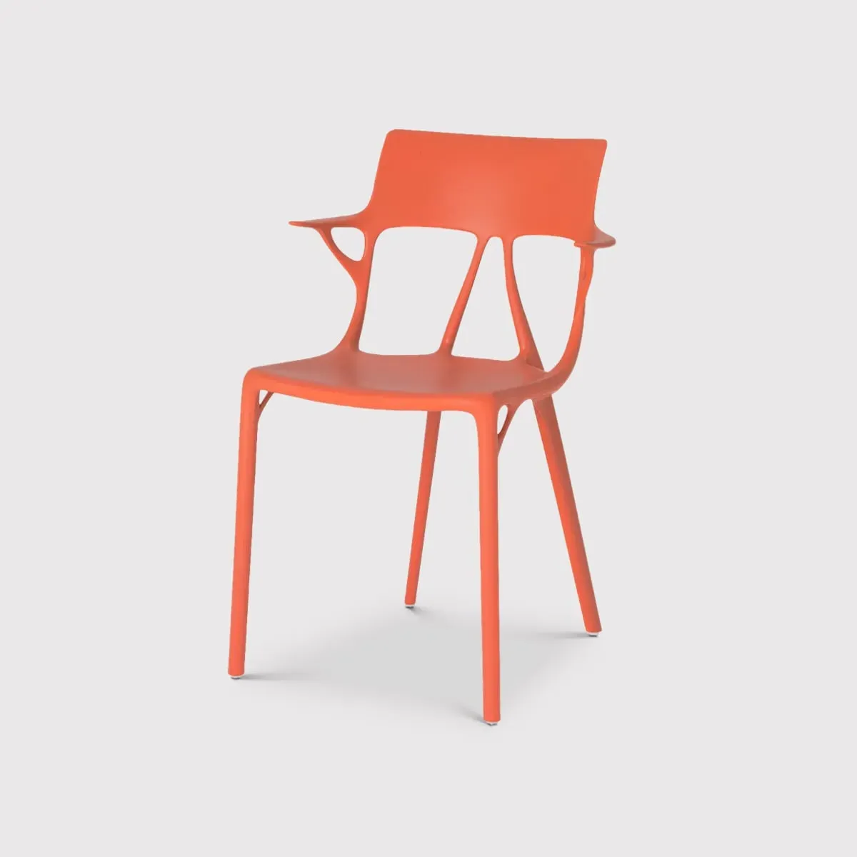 Kartell Ai Dining Chair - Orange, Plastic