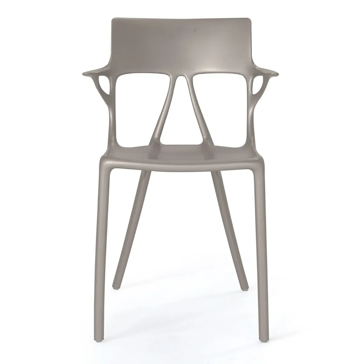 Kartell Ai Dining Chair - Silver, Plastic