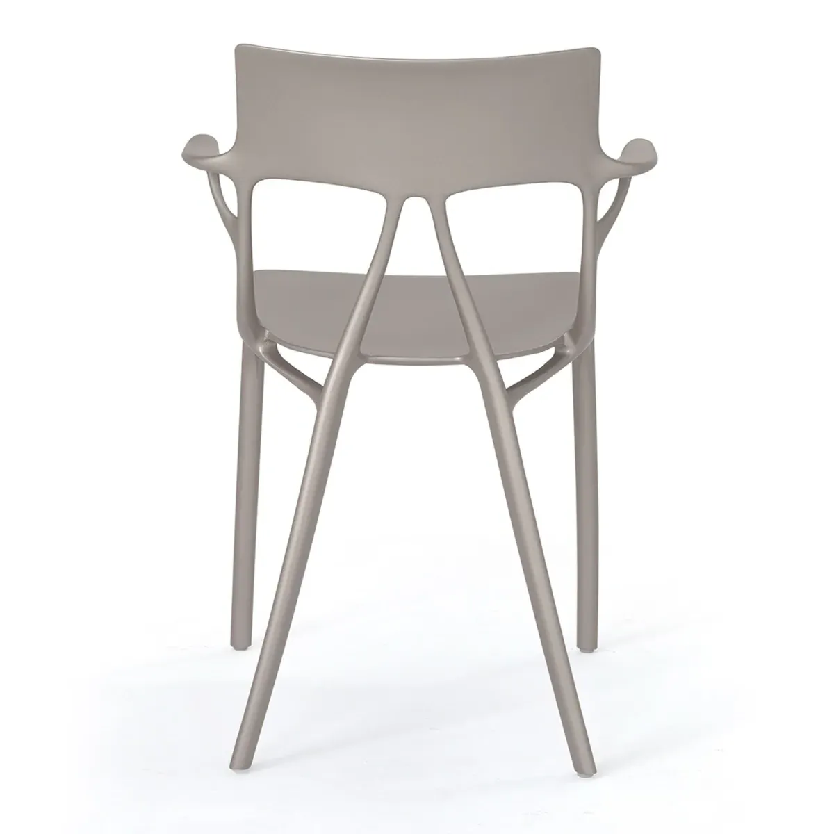 Kartell Ai Dining Chair - Silver, Plastic