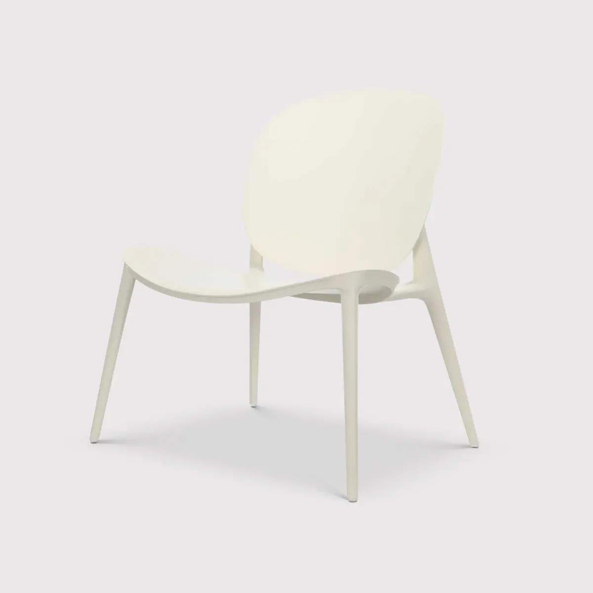 Kartell Be Bop Lounge Chair - White, Plastic image