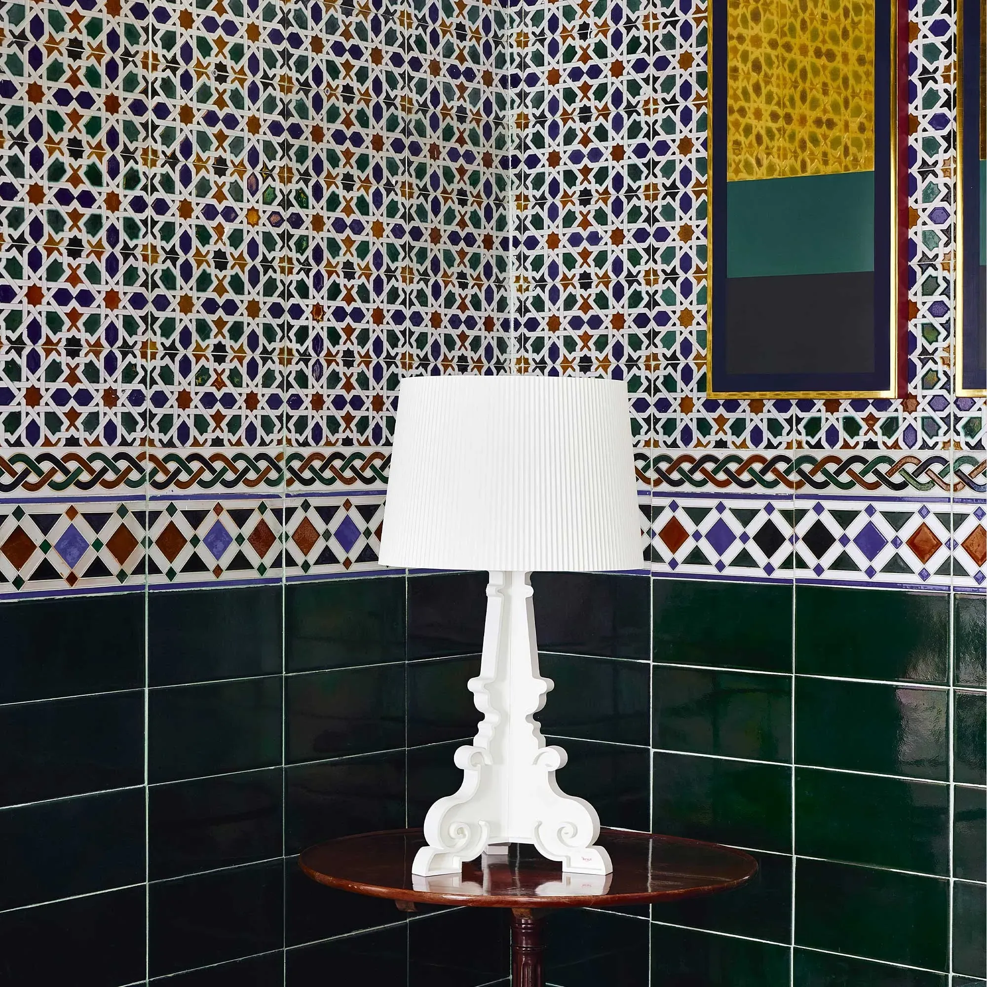 Kartell Bourgie Mat Table Lamp - White