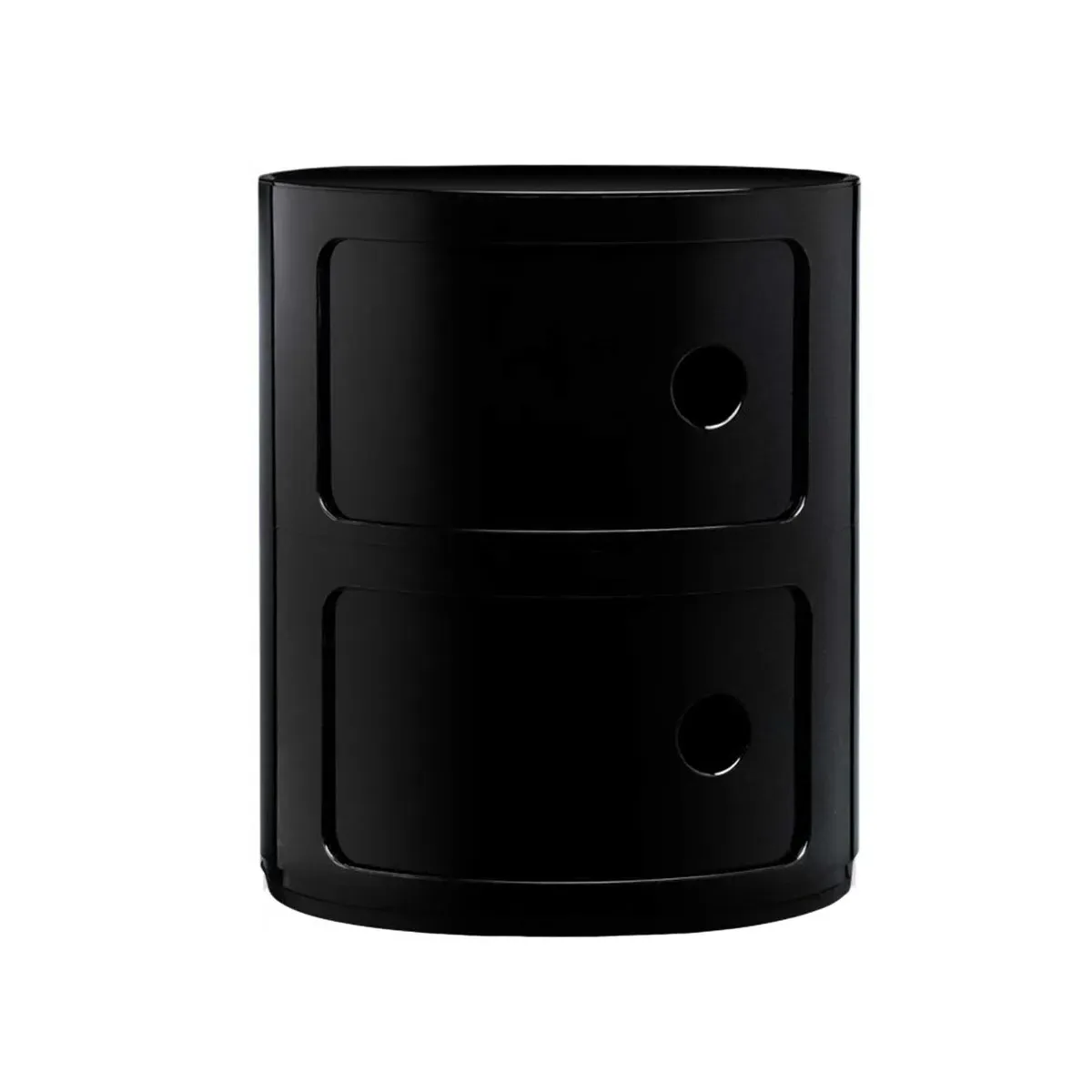Kartell Componibili 2 Drawer Storage Unit - Black, Plastic