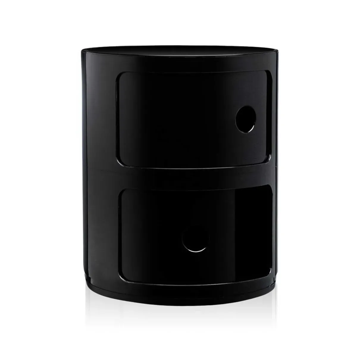 Kartell Componibili 2 Drawer Storage Unit - Black, Plastic