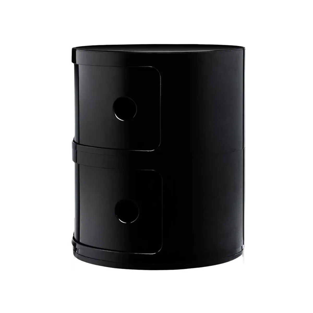 Kartell Componibili 2 Drawer Storage Unit - Black, Plastic