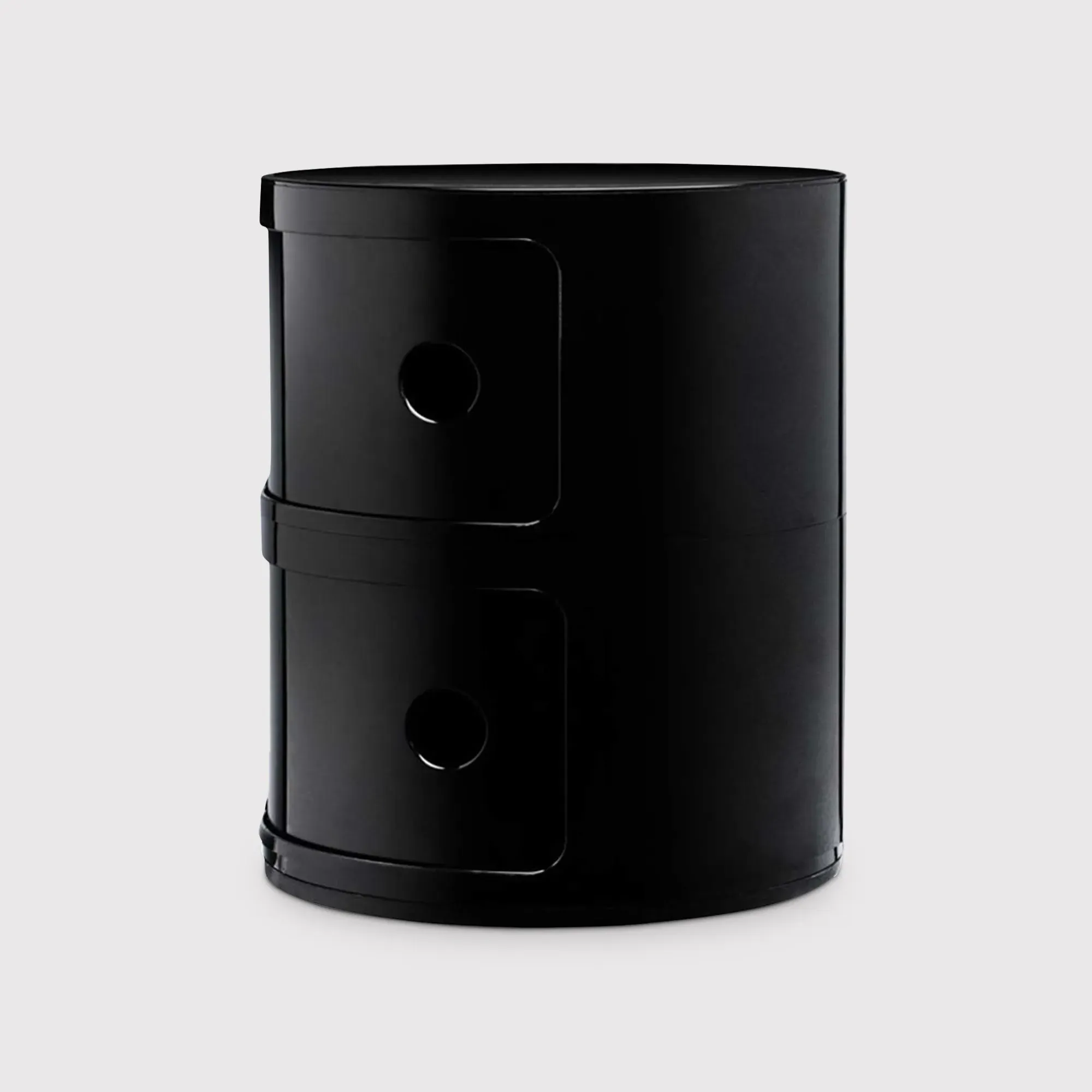 Kartell Componibili 2 Drawer Storage Unit - Black, Plastic image