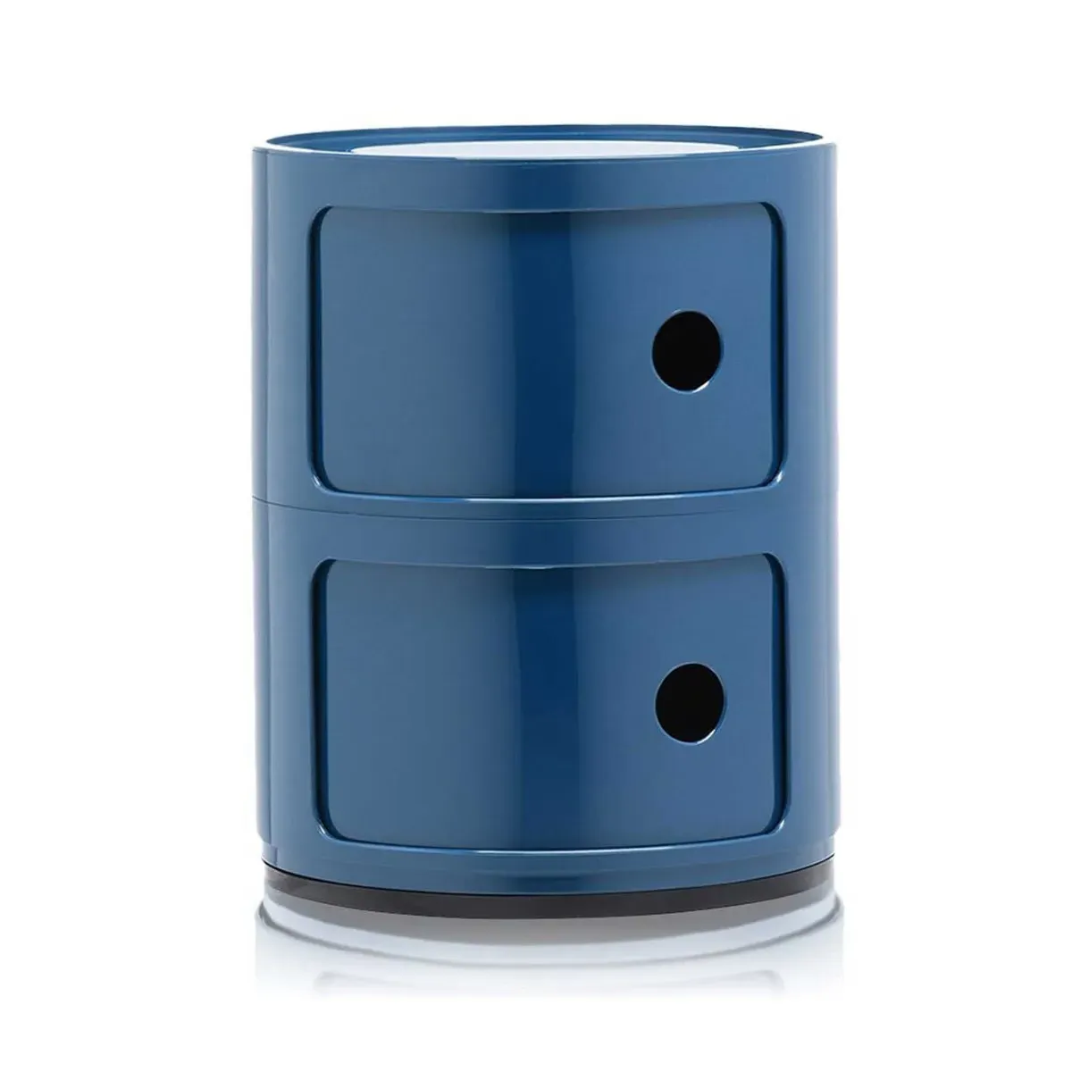 Kartell Componibili 2 Drawer Storage Unit - Blue, Plastic