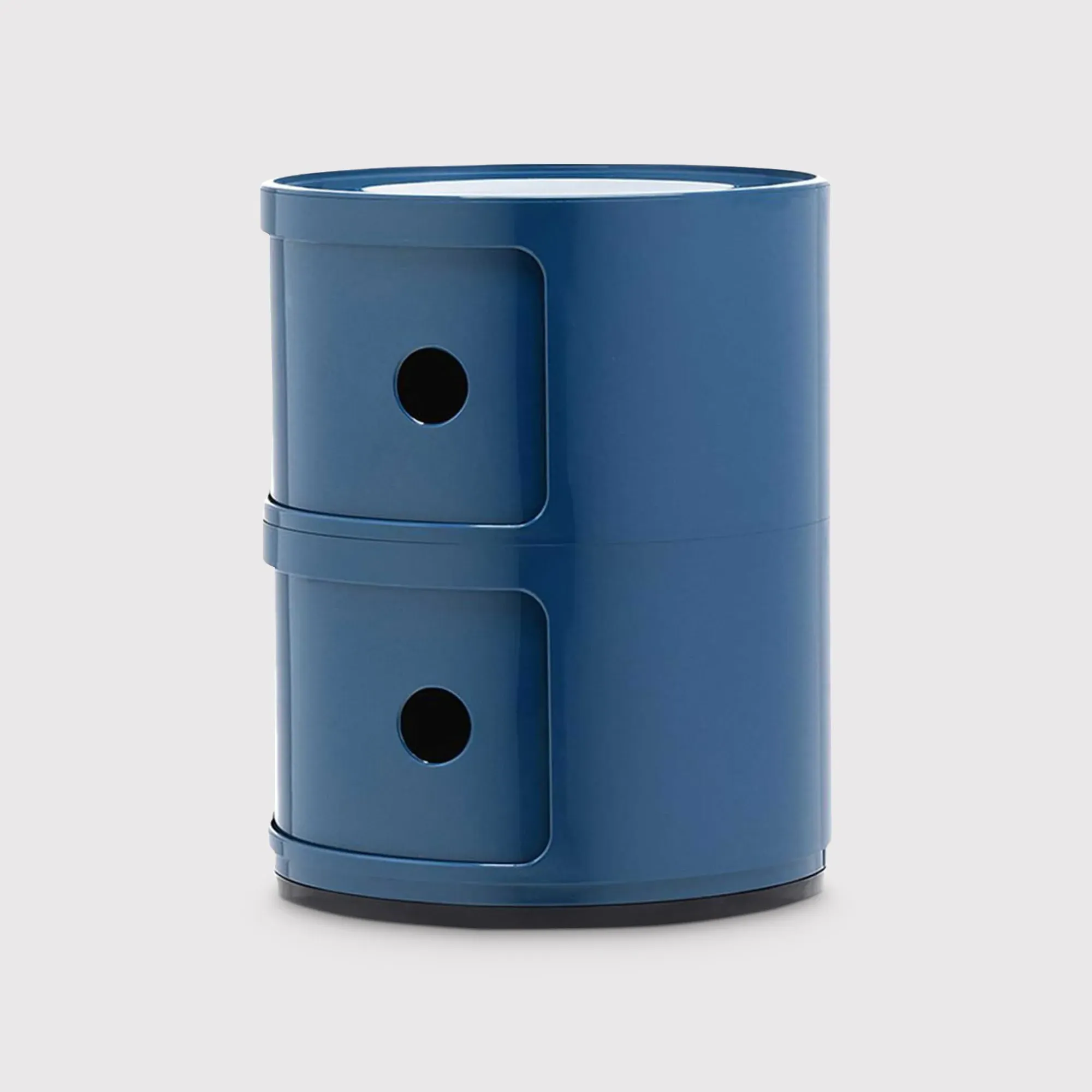 Kartell Componibili 2 Drawer Storage Unit - Blue, Plastic