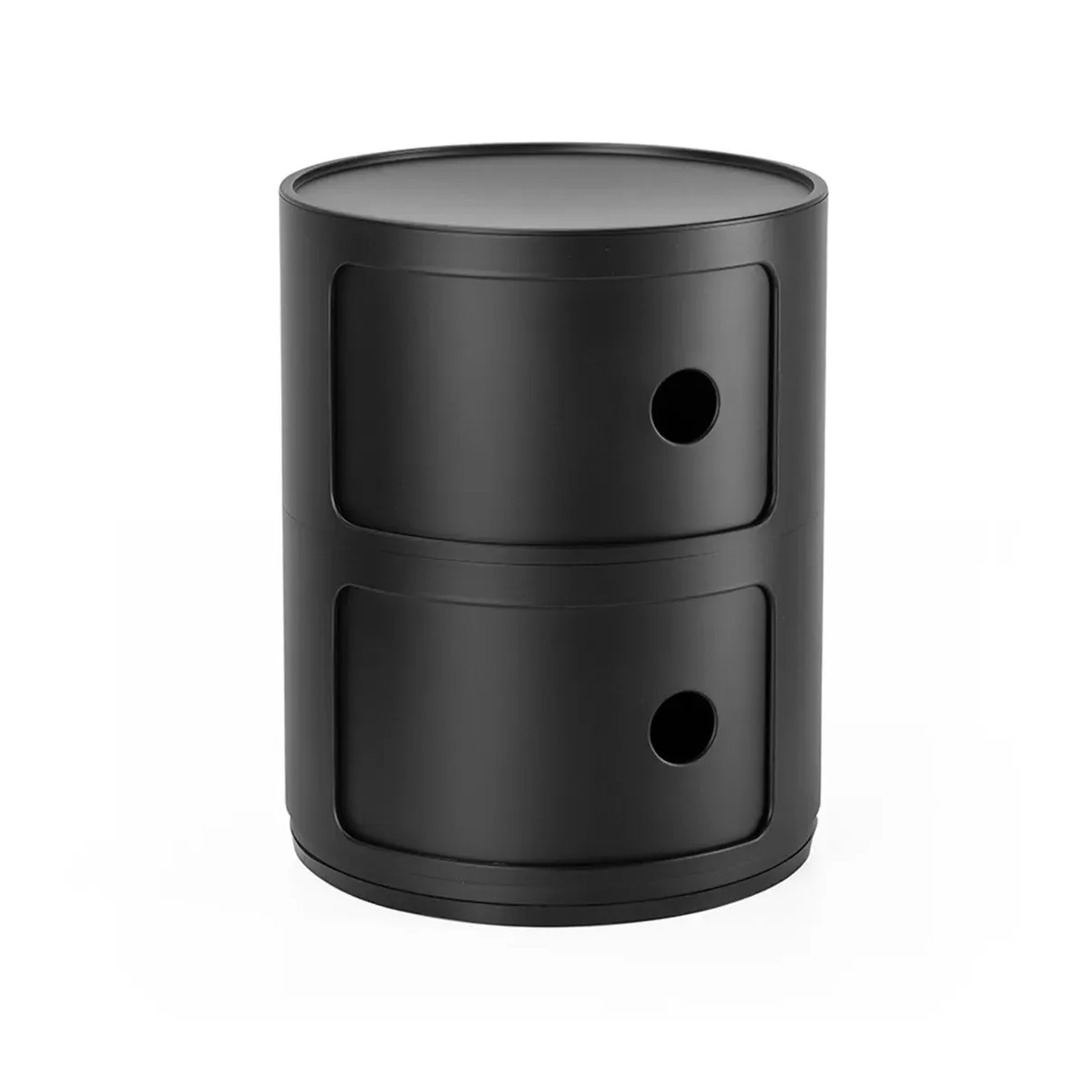 Kartell Componibili 2 Element Storage Unit - Black, Plastic