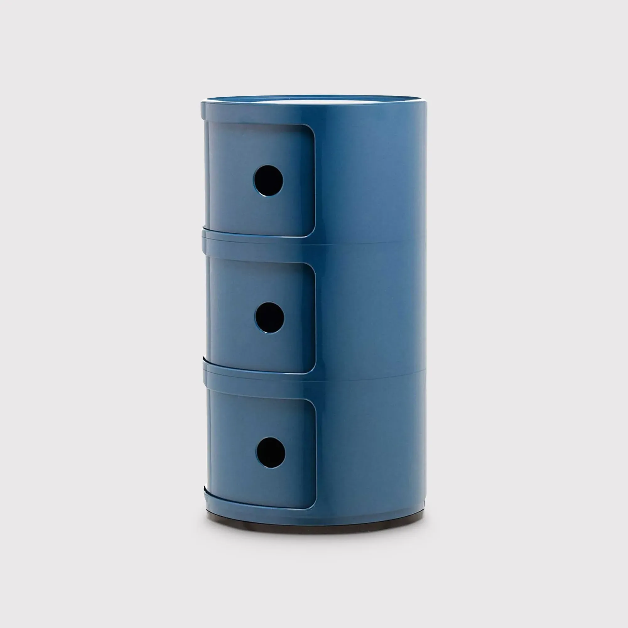 Kartell Componibili 3 Drawer Storage Unit - Blue, Plastic image