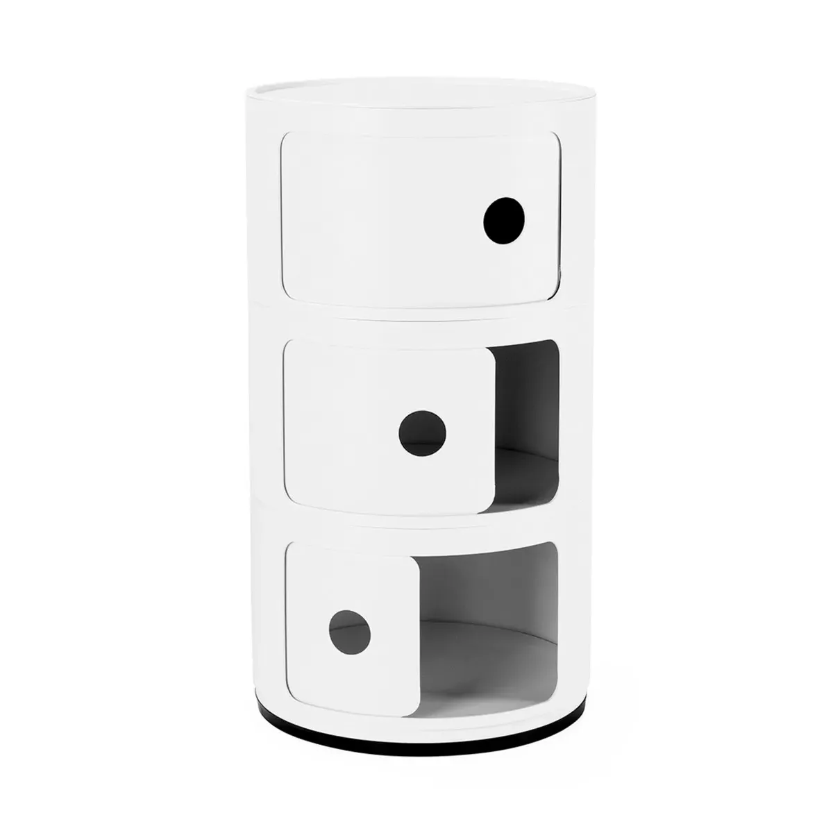 Kartell Componibili 3 Element Storage Unit - White, Plastic