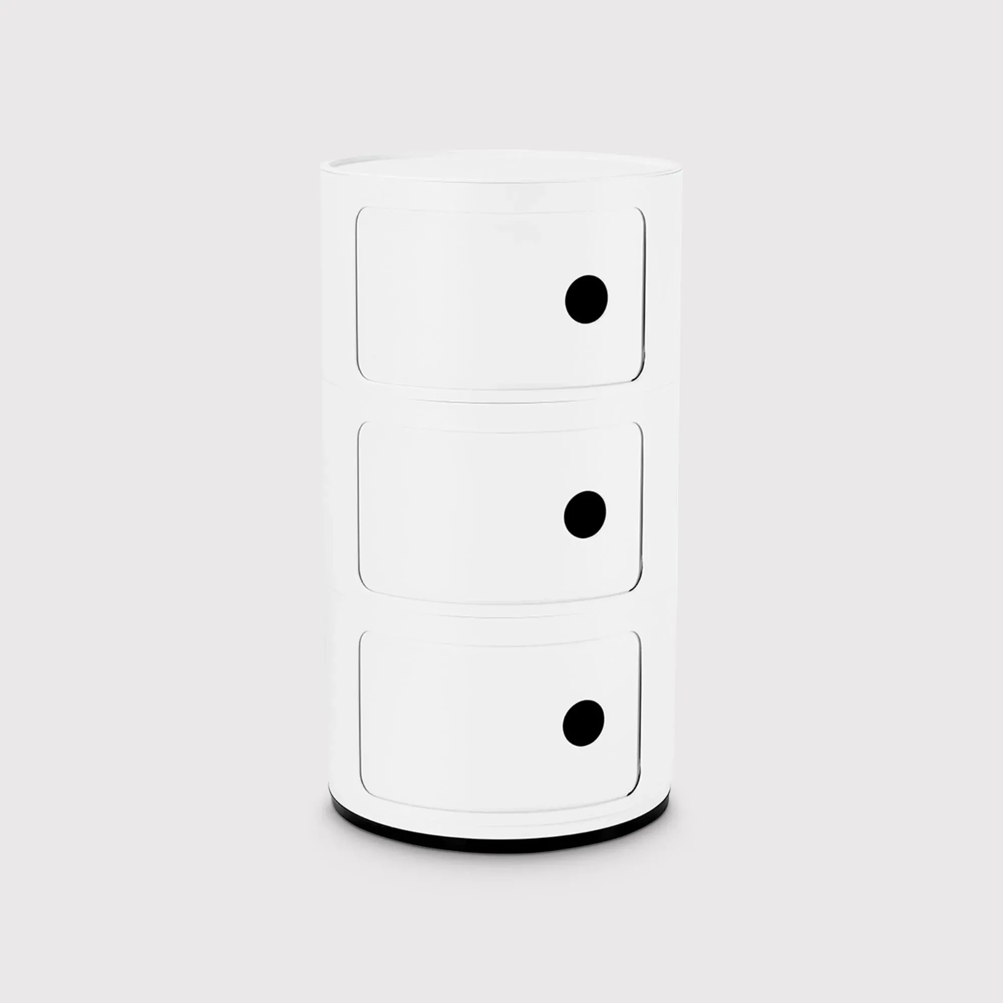 Kartell Componibili 3 Element Storage Unit - White, Plastic