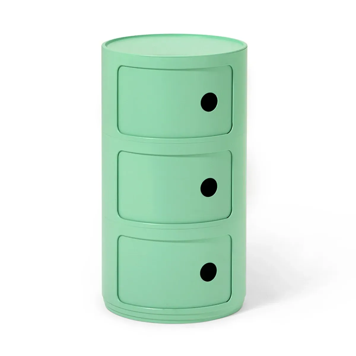 Kartell Componibili Bio 3 Drawer Storage Unit - Green, Plastic