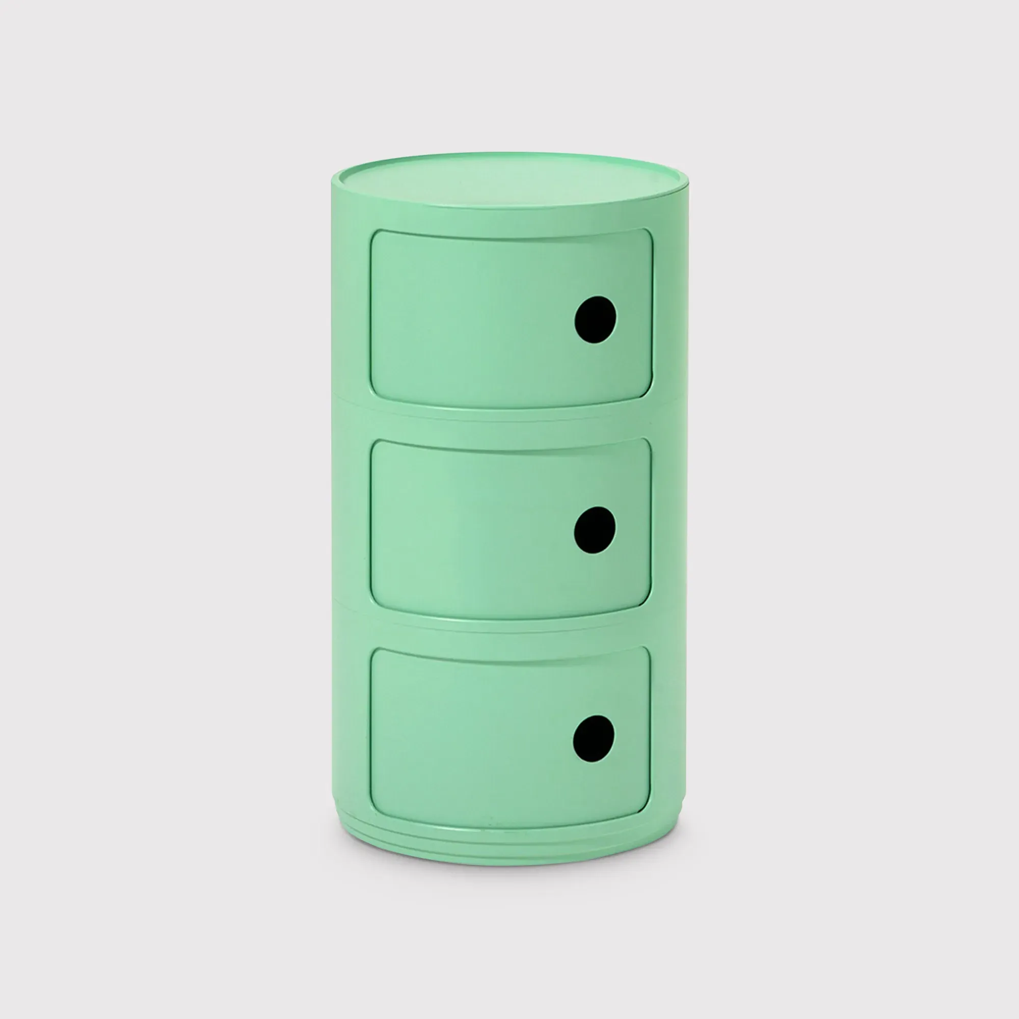 Kartell Componibili Bio 3 Drawer Storage Unit - Green, Plastic