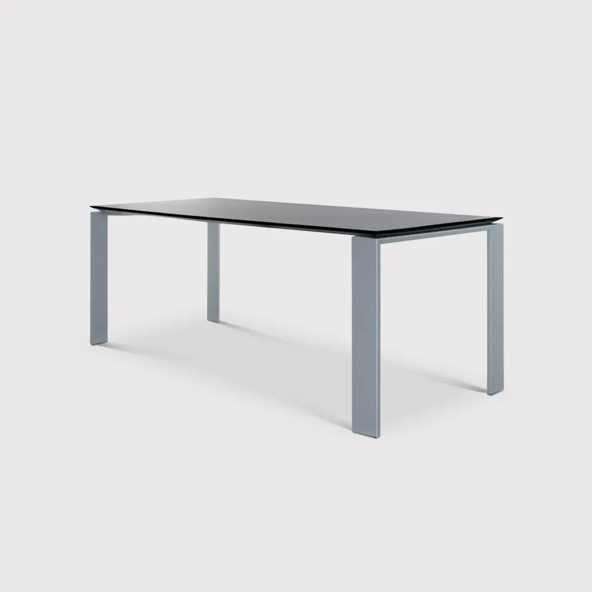 Kartell Four Dining Table - Black, Metal