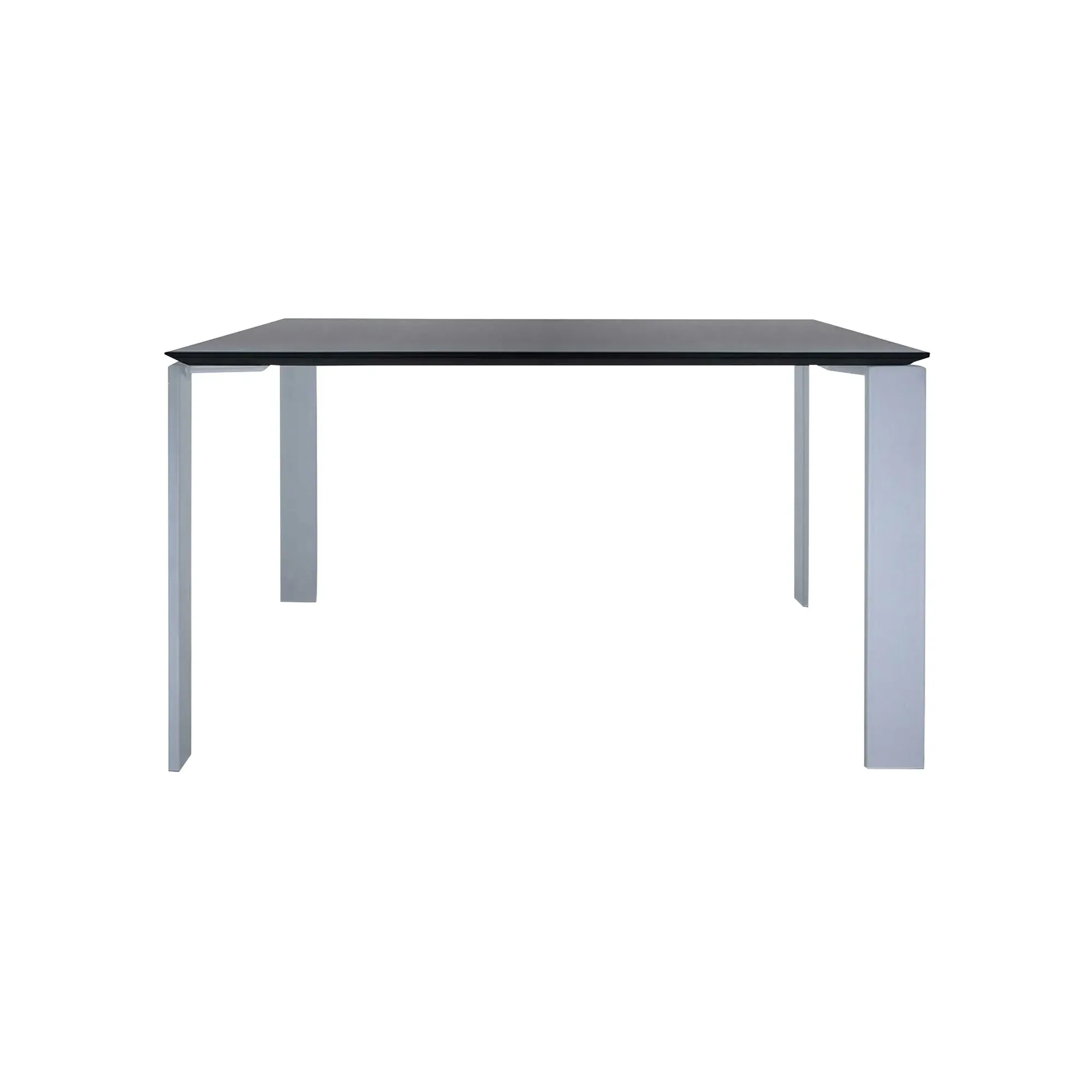 Kartell Four Dining Table - Black, Metal