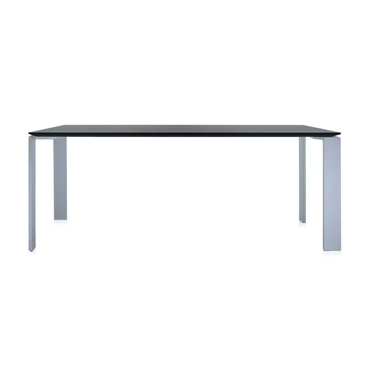 Kartell Four Dining Table - Black, Metal