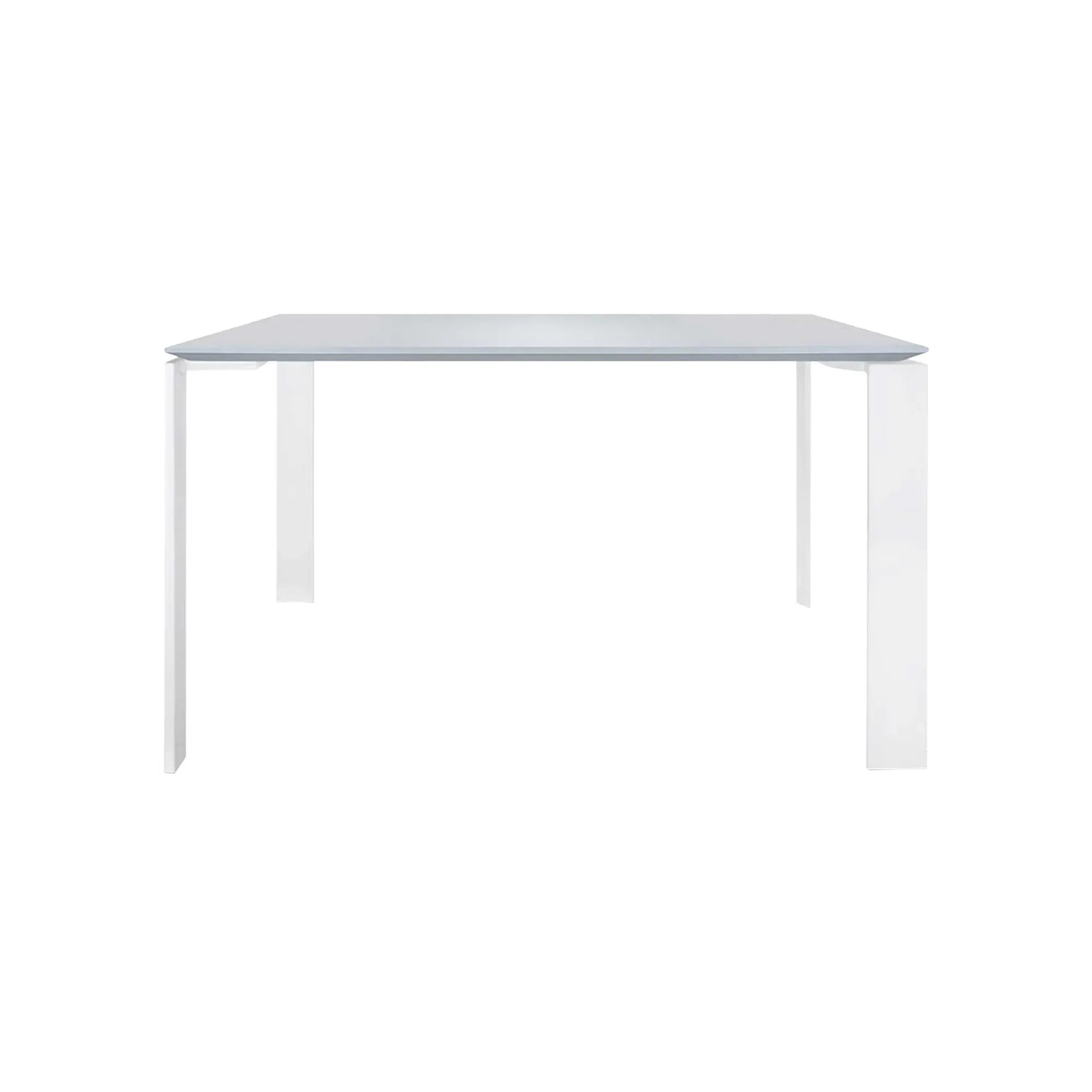 Kartell Four Dining Table - White, Metal