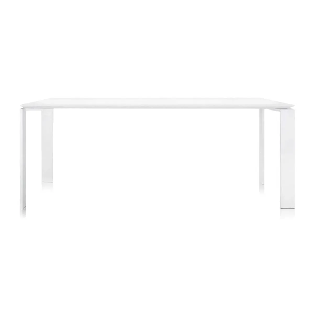 Kartell Four Outdoor Dining Table - White, Metal