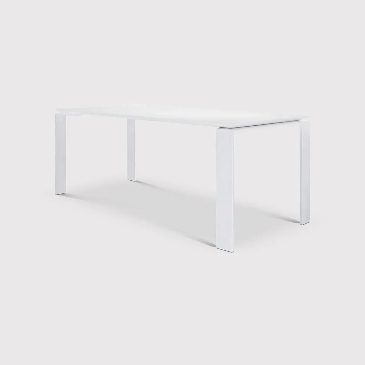 Kartell Four Outdoor Dining Table - White, Metal