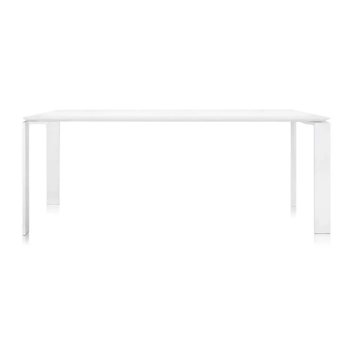 Kartell Four Outdoor Dining Table - White, Steel
